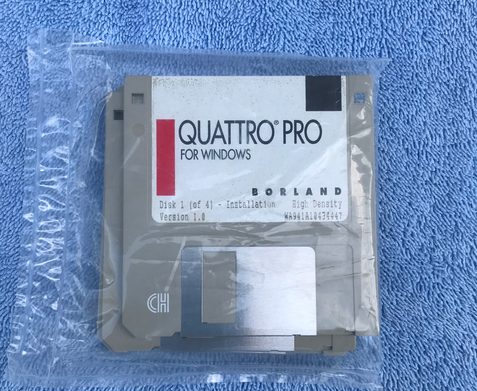 Borland Quattro Pro For Windows Ver 1.0 3.5″ Floppy Disks Guides COMPLETE