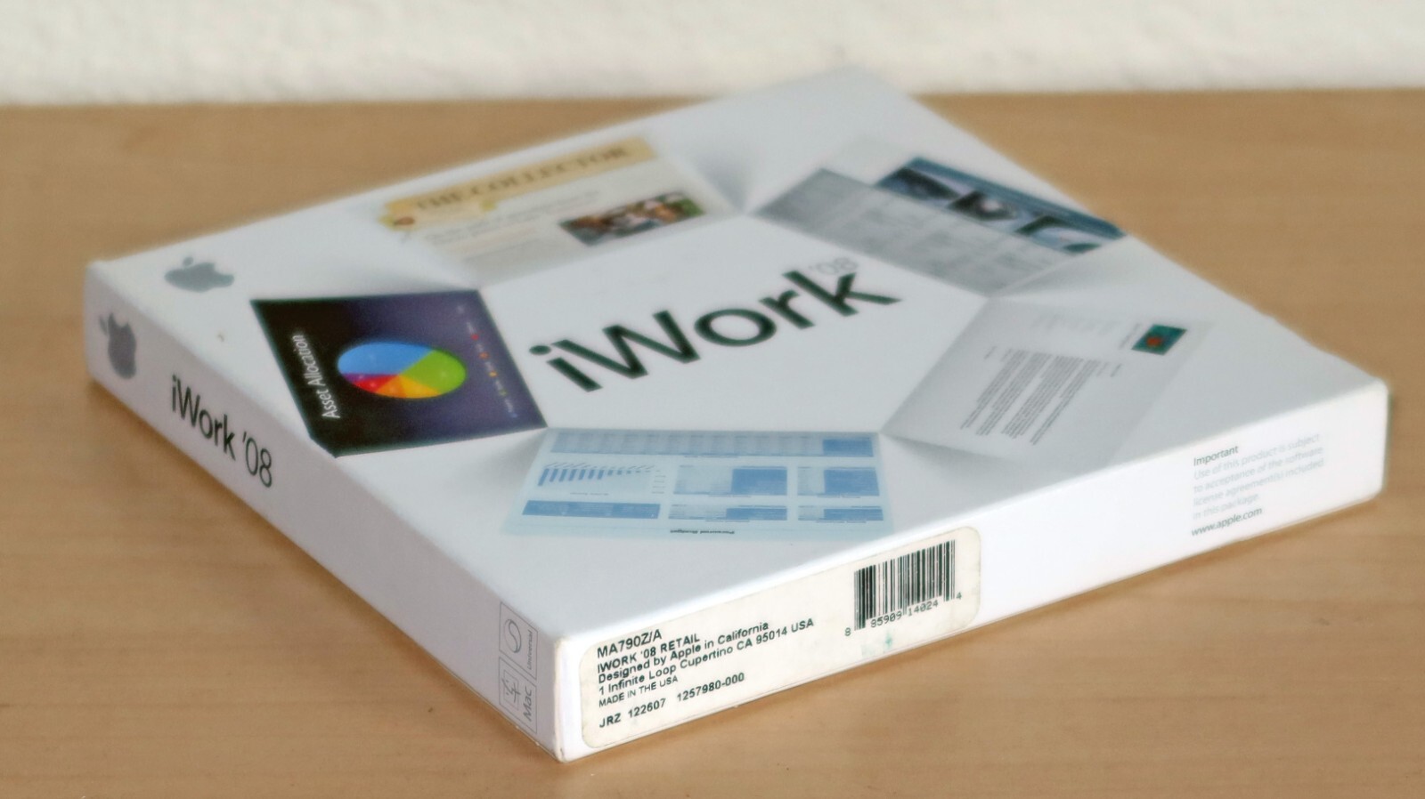 Apple iWork ’08 w/Serial Key + iWork ’09 Macintosh Software Lot – Numbers Pages