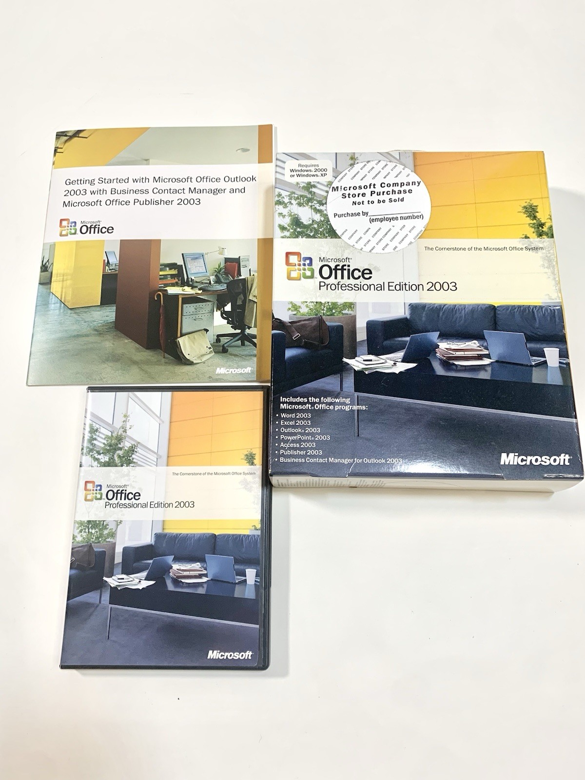 Microsoft Office Professional 2003 Retail Box Word Excel Access