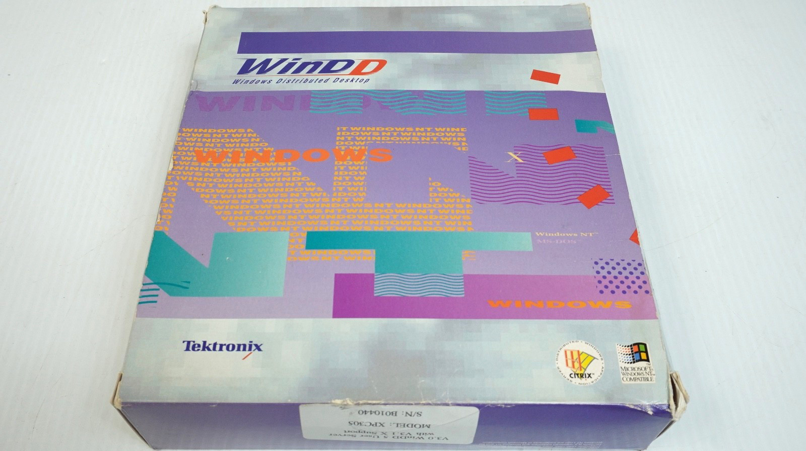 Tektronix WinDD Windows Distributed Desktop – CD-ROM & Floppy Disk – Windows NT