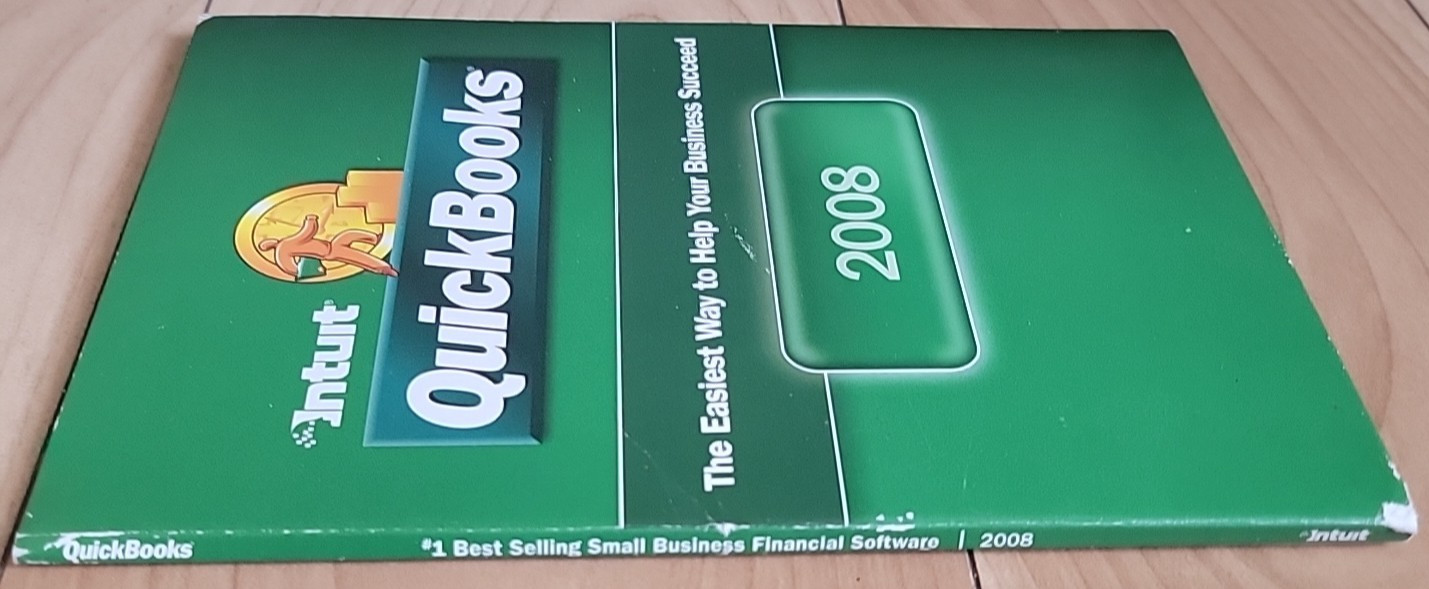 Intuit QuickBooks PRO 2008 Accounting CD Software Win XP/ Vista & KEY S/N – READ
