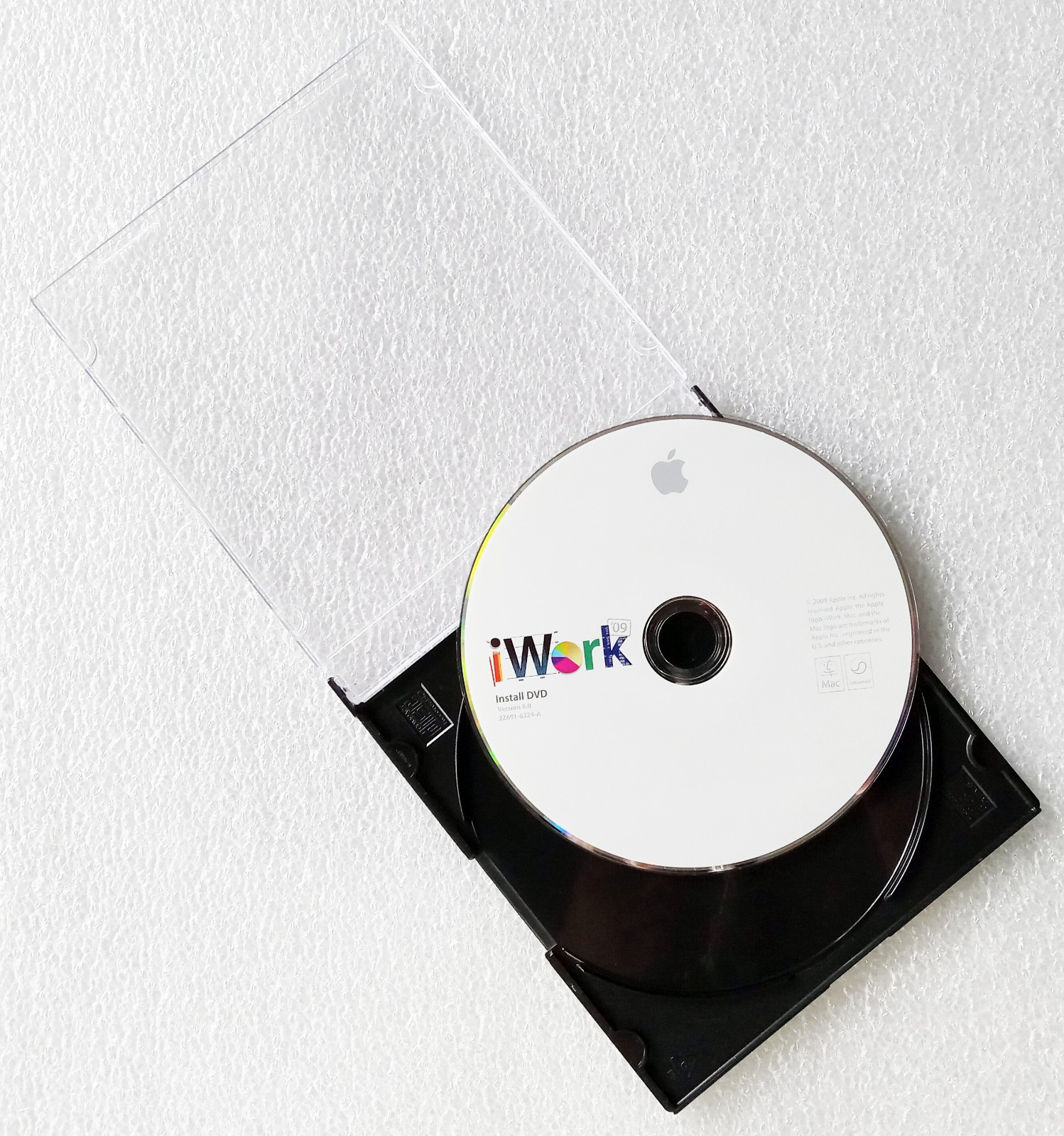 Apple iWork ’09 Install DVD for Mac Computer, Version 9.0, 2009