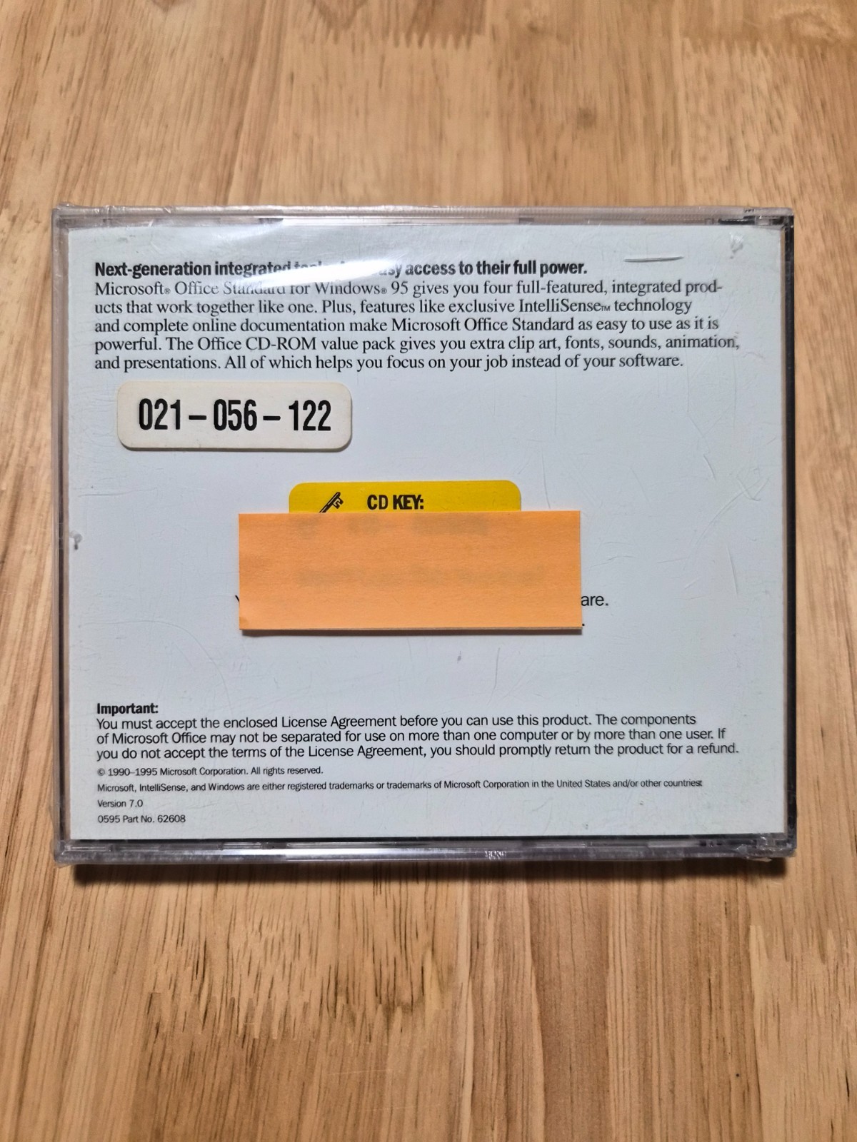 Microsoft Office Standard Designed For Windows 95