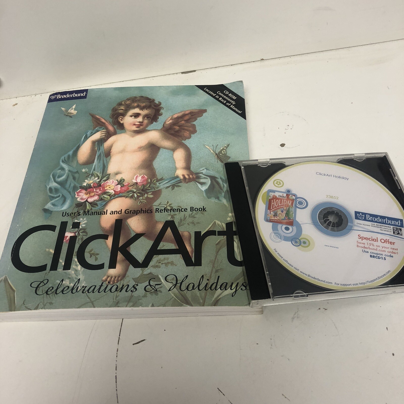 Broderbund ClickArt Celebrations & Holidays + Bonus Clickart Holiday cd