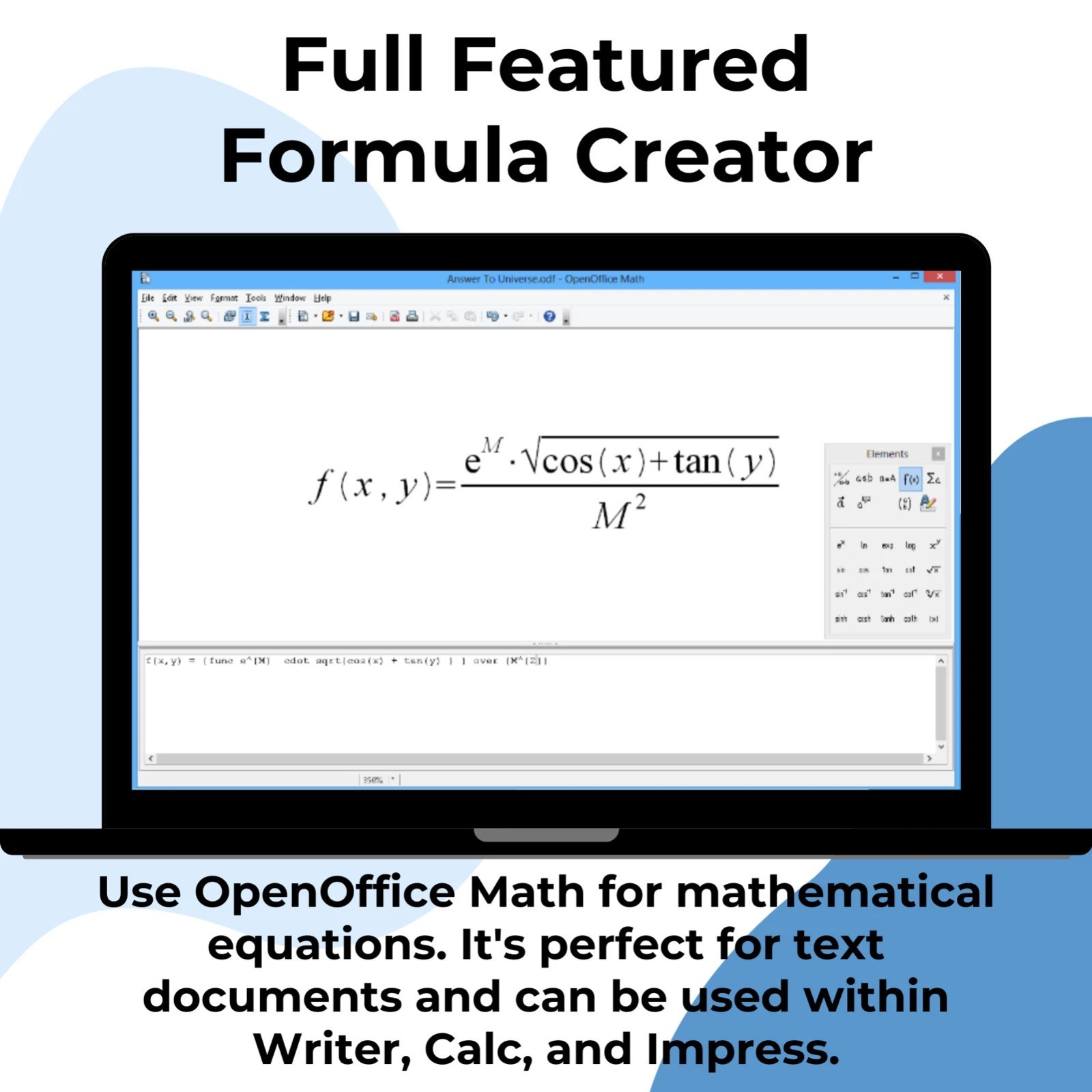 Open Office Software Suite for Windows on USB For Homes, Students, Businesses
