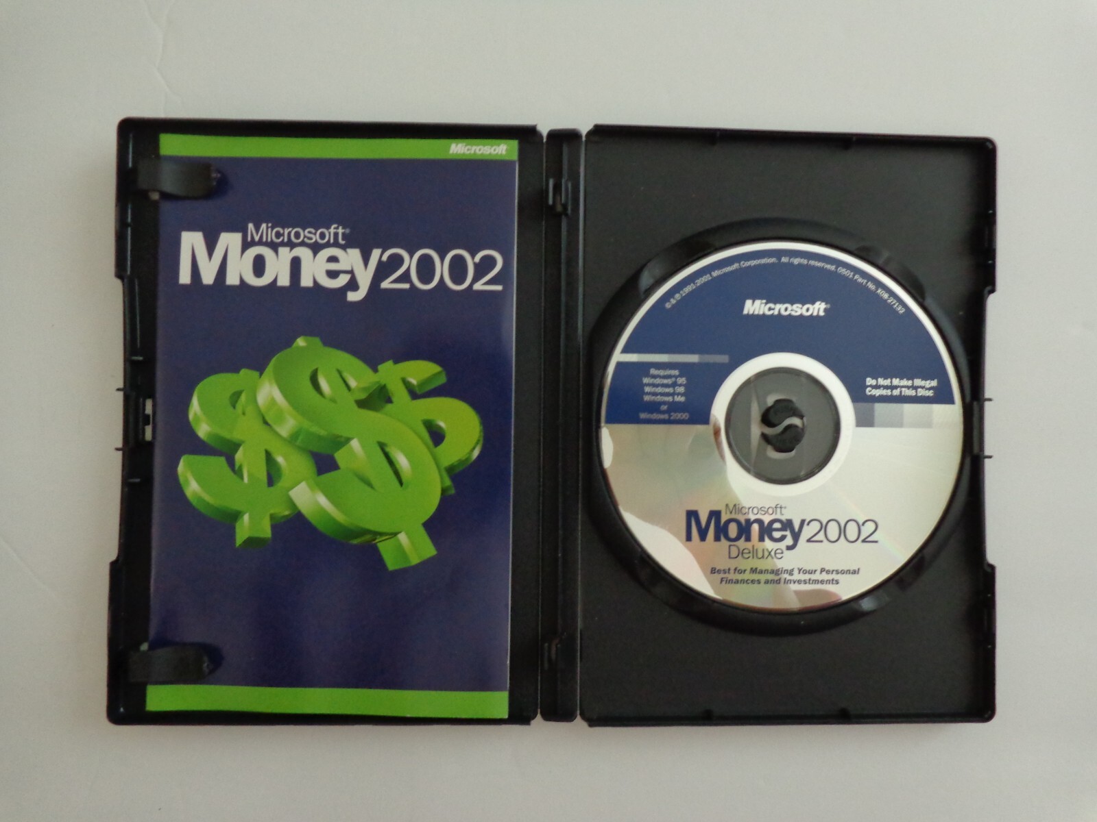 Microsoft Money 2002 Deluxe–Managing Your Personal Finances & Investments