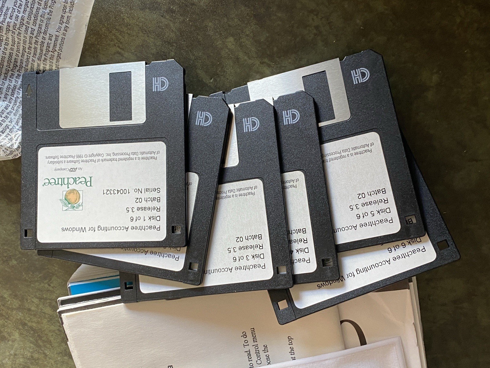 Peachtree Accounting Software User Guides For Windows CD ROM & Floppy VTG