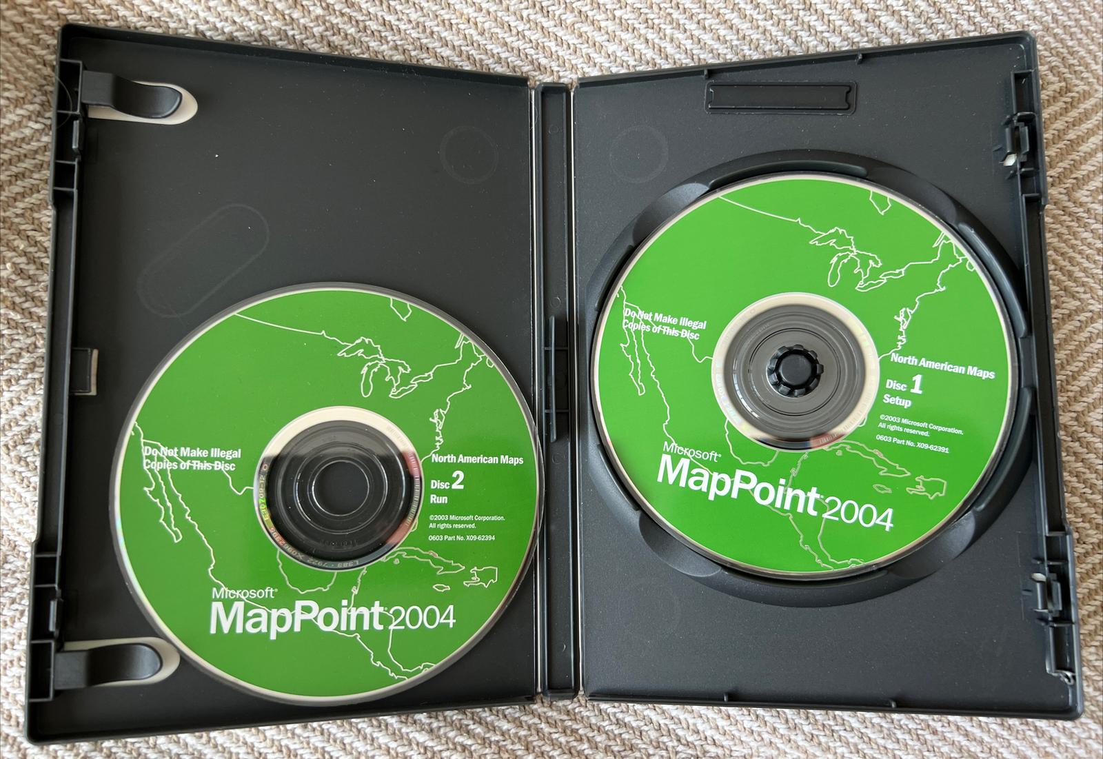 Microsoft MapPoint 2004 – North America Maps