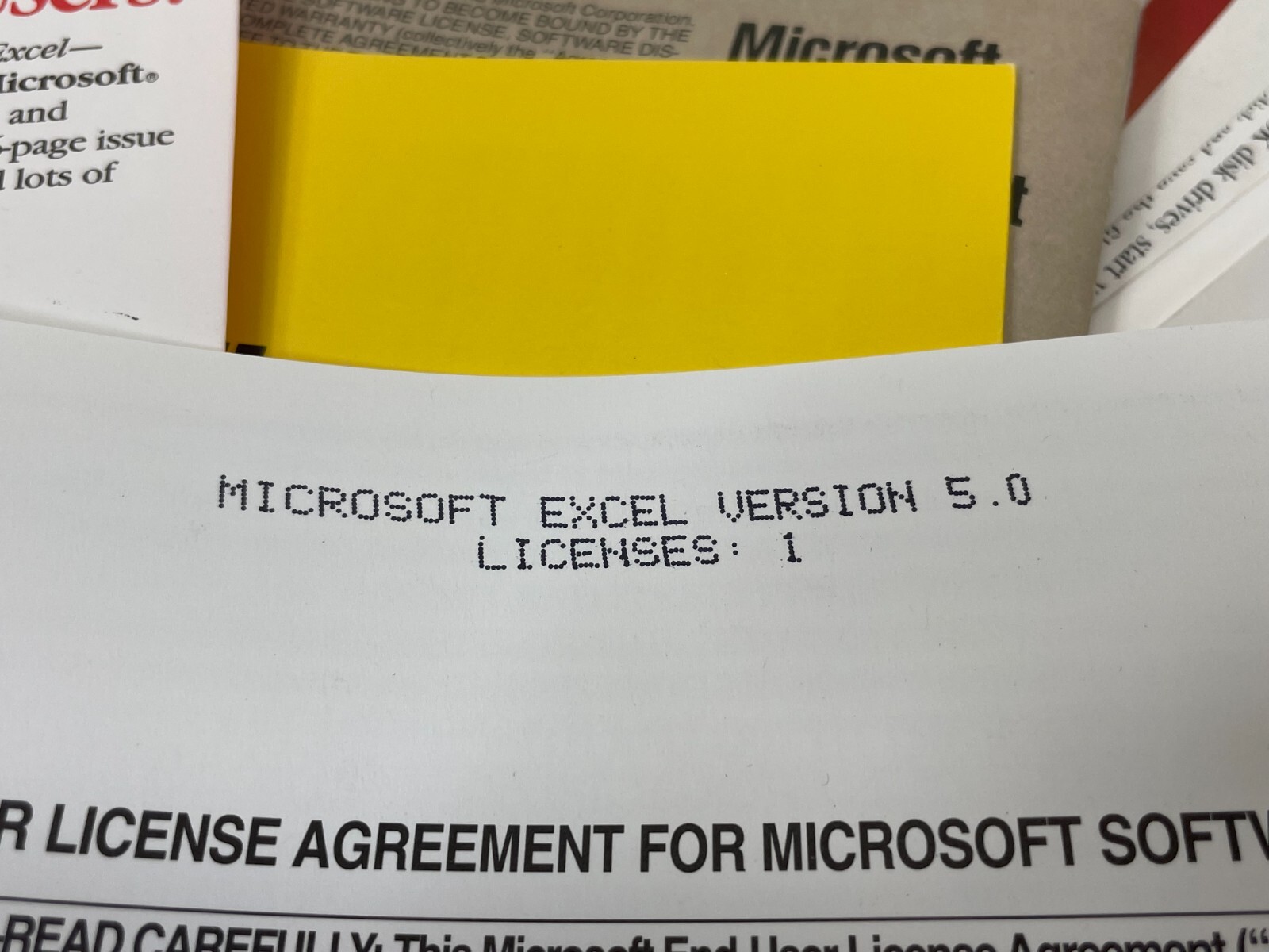 Vintage Microsoft Excel 4.0 Floppy Disks (14-Disks) for Macintosh Software 1985