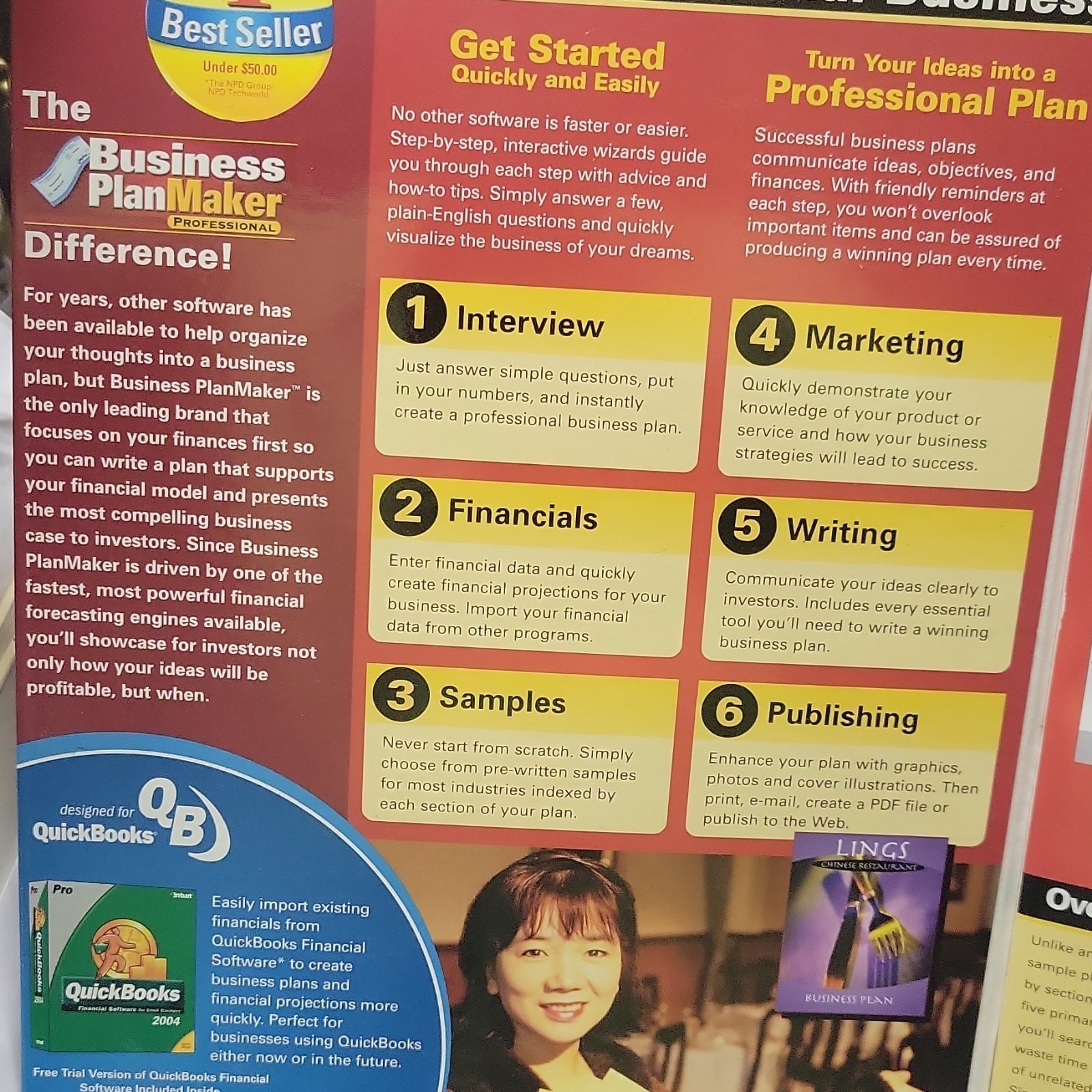Individual Software Business PlanMaker Deluxe 2005 CD for Windows