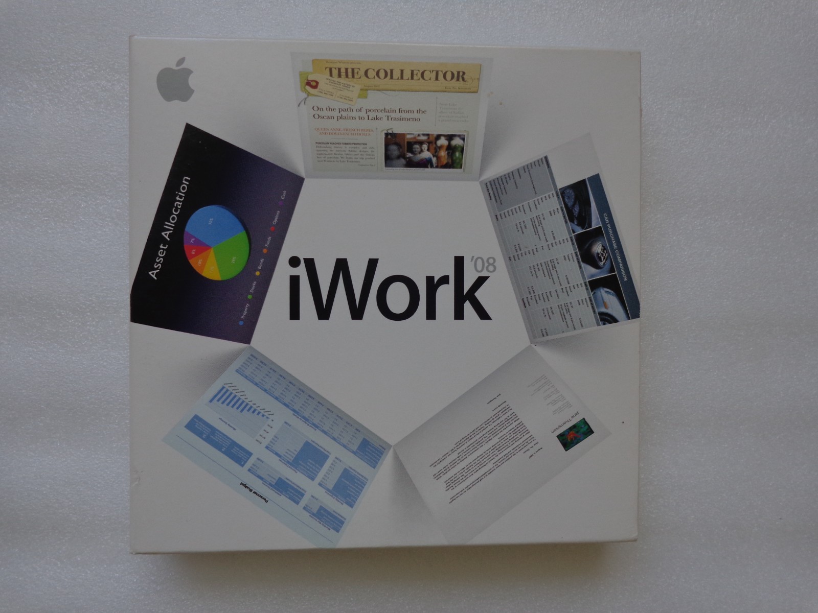 “BRAND NEW” iWork ’08 Includes Keynote’08,Pages’08, Numbers’08 MA790Z /A SEALED