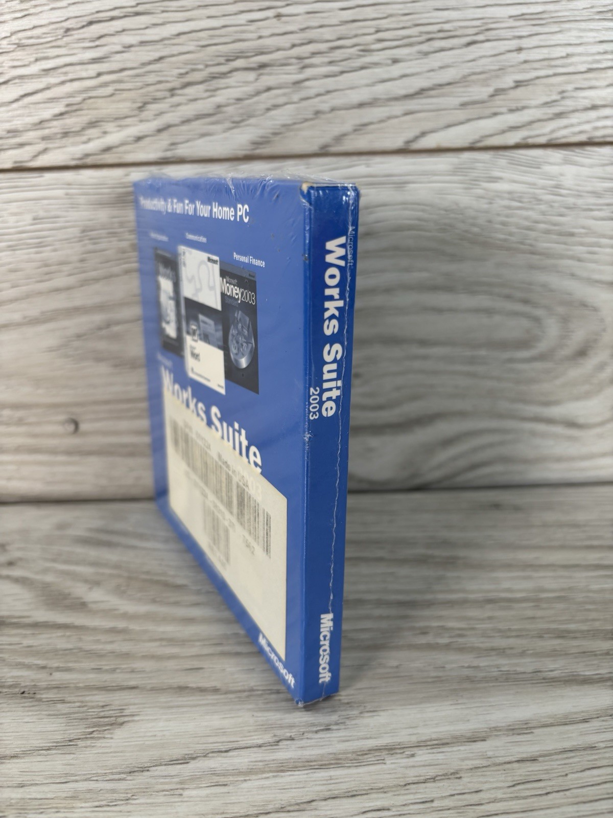 Microsoft Works Suite 2003 w/ Product Key PC Word Money Vintage New Sealed