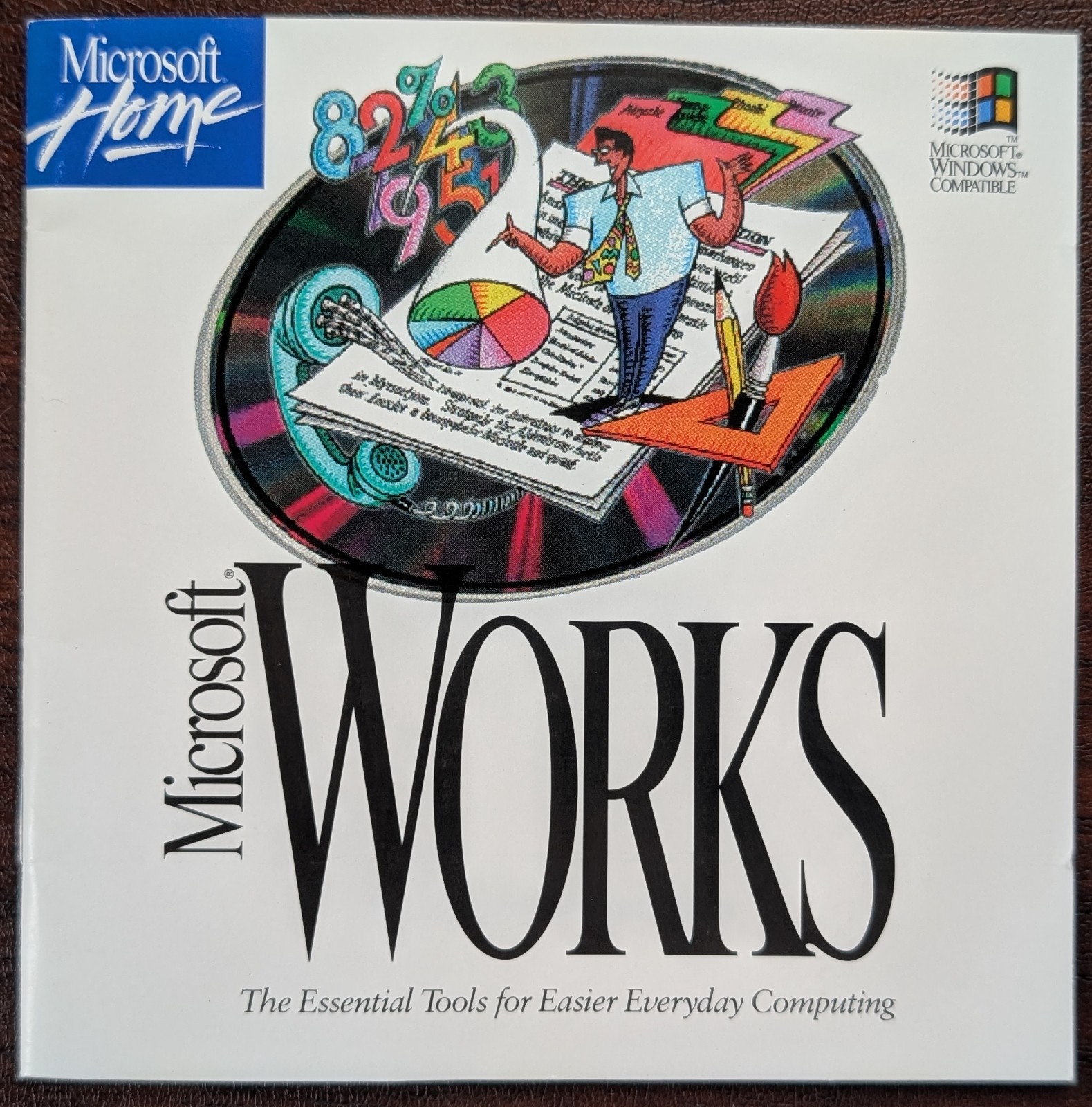 Microsoft Works Multimedia Edition Ver 3.0 CD for Windows 3.1 Or Later – Tested