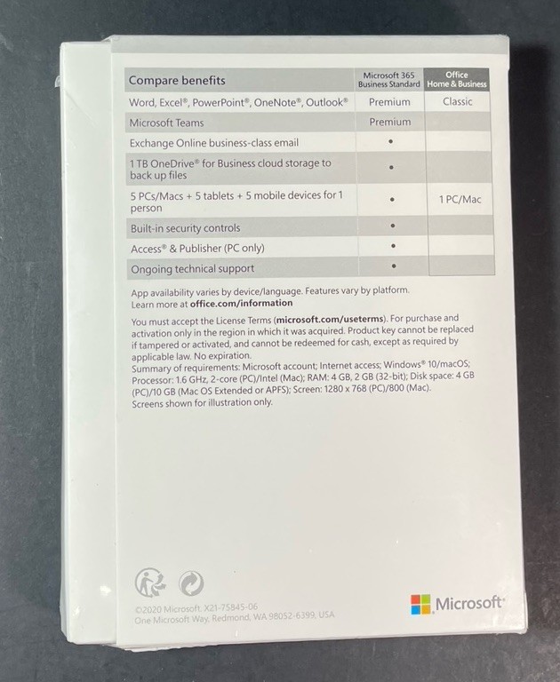 Microsoft Office Home and Business 2019 for PC / Mac [ NO DISC ] NEW