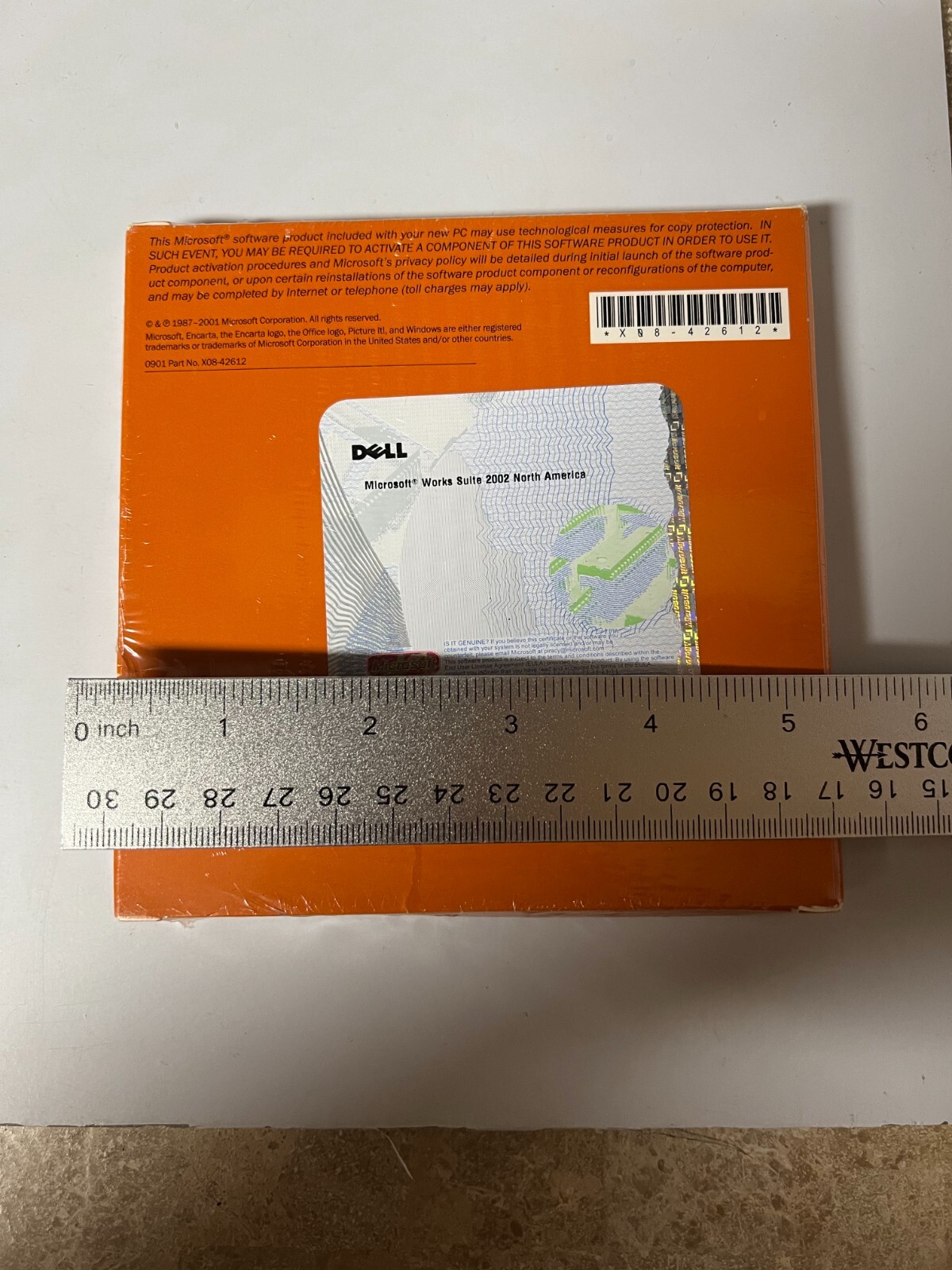 Microsoft Works Suite 2002 Word Product Key New Sealed Money Picture It Encarta