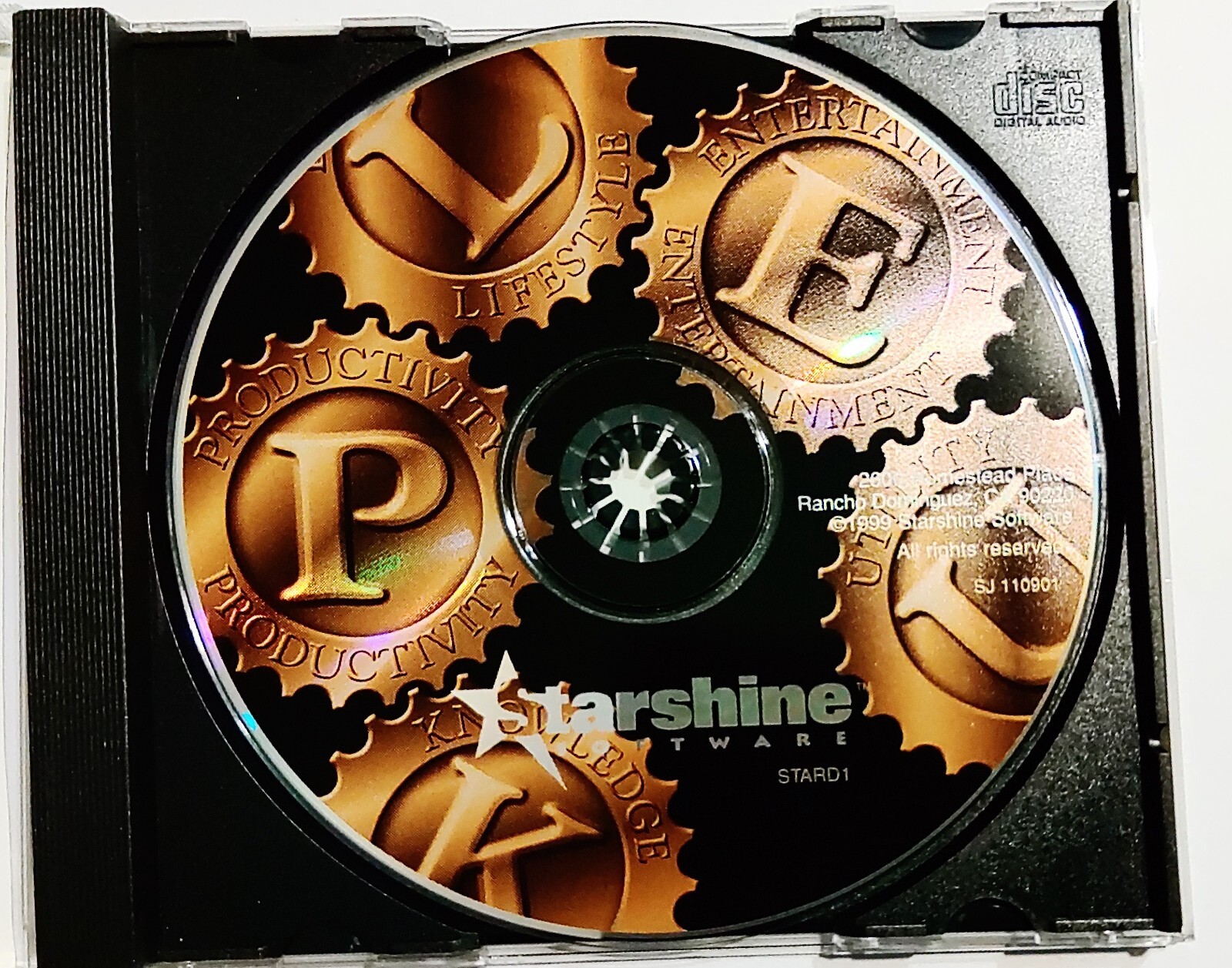 Starshine Software Label Maker & Brochure Magic CD-ROM LikeNew