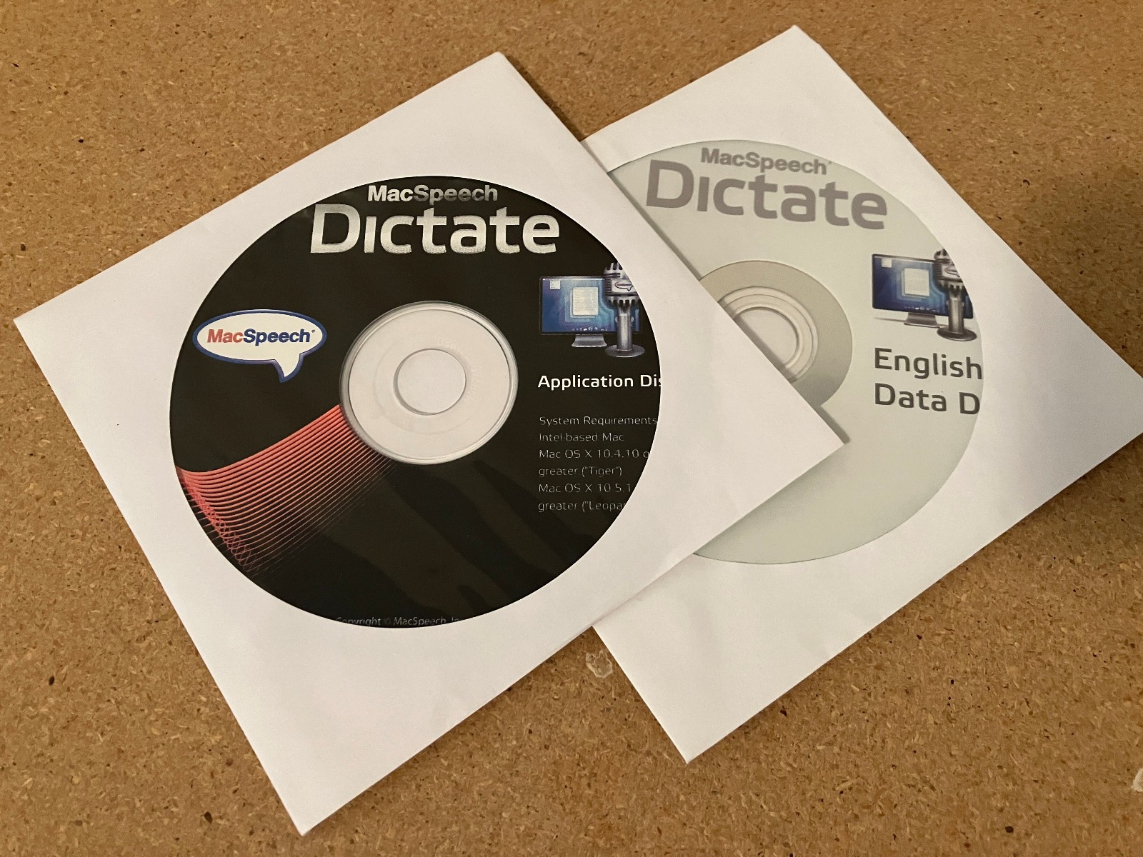 MacSpeech Dictate For Mac OS X 10.4.11 10.5.1 & Up Complete in Box CIB