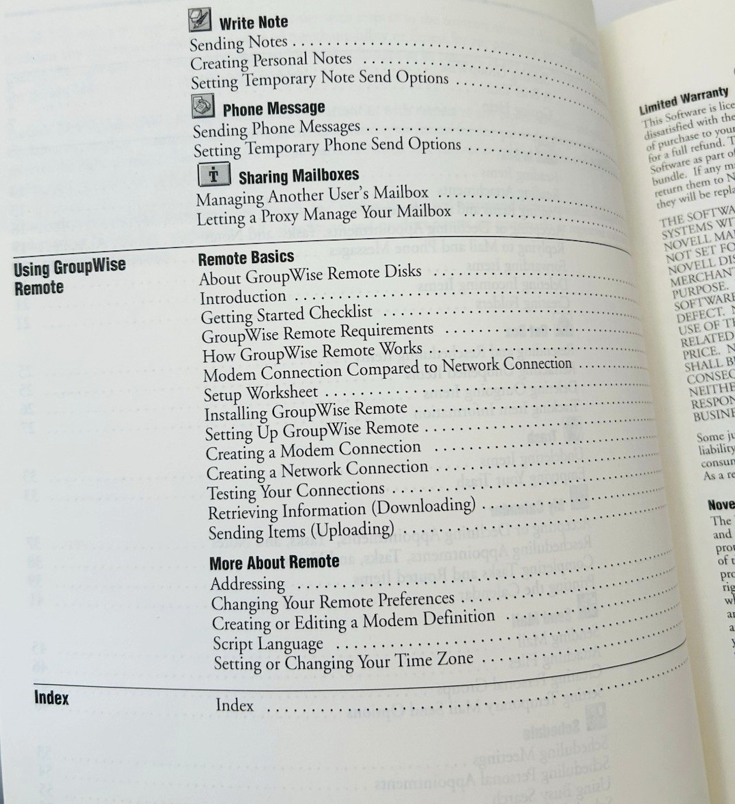 Vtg Novell Groupwise V 4.1 User’s Guide GroupWare For Windows 1994 USA