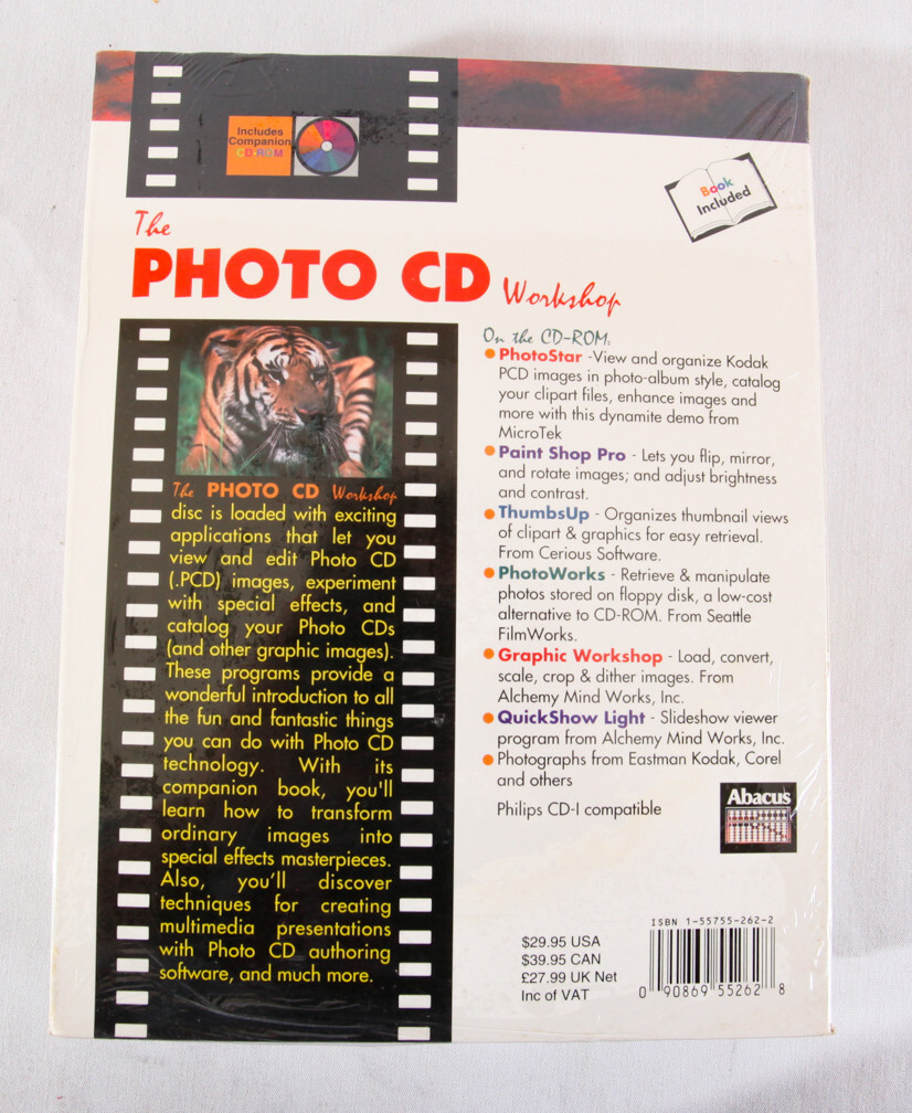 The Photo CD Workshop, CD-ROM and Book, Sealed