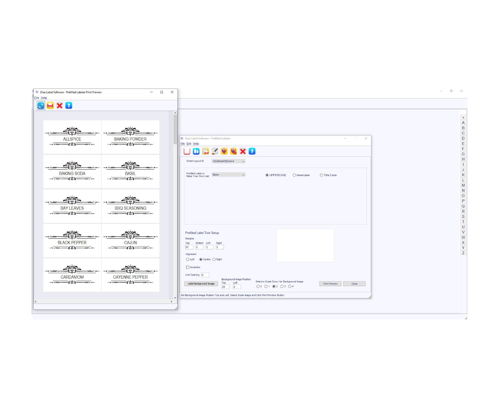 Label Maker Shaz Label Software Printer Shipping Address Design App AT SOFT04