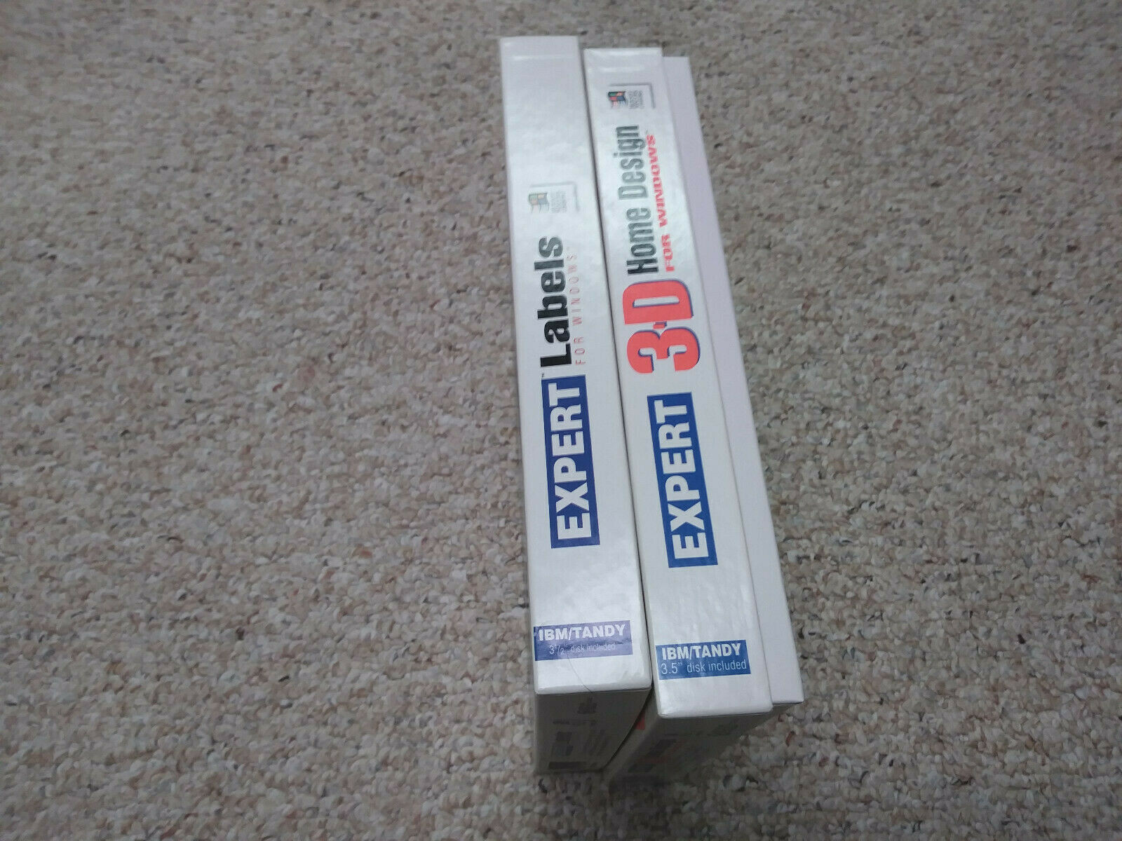 Labels and 3-D Home Design, Expert Software, 1994 PC/IBM/TANDY