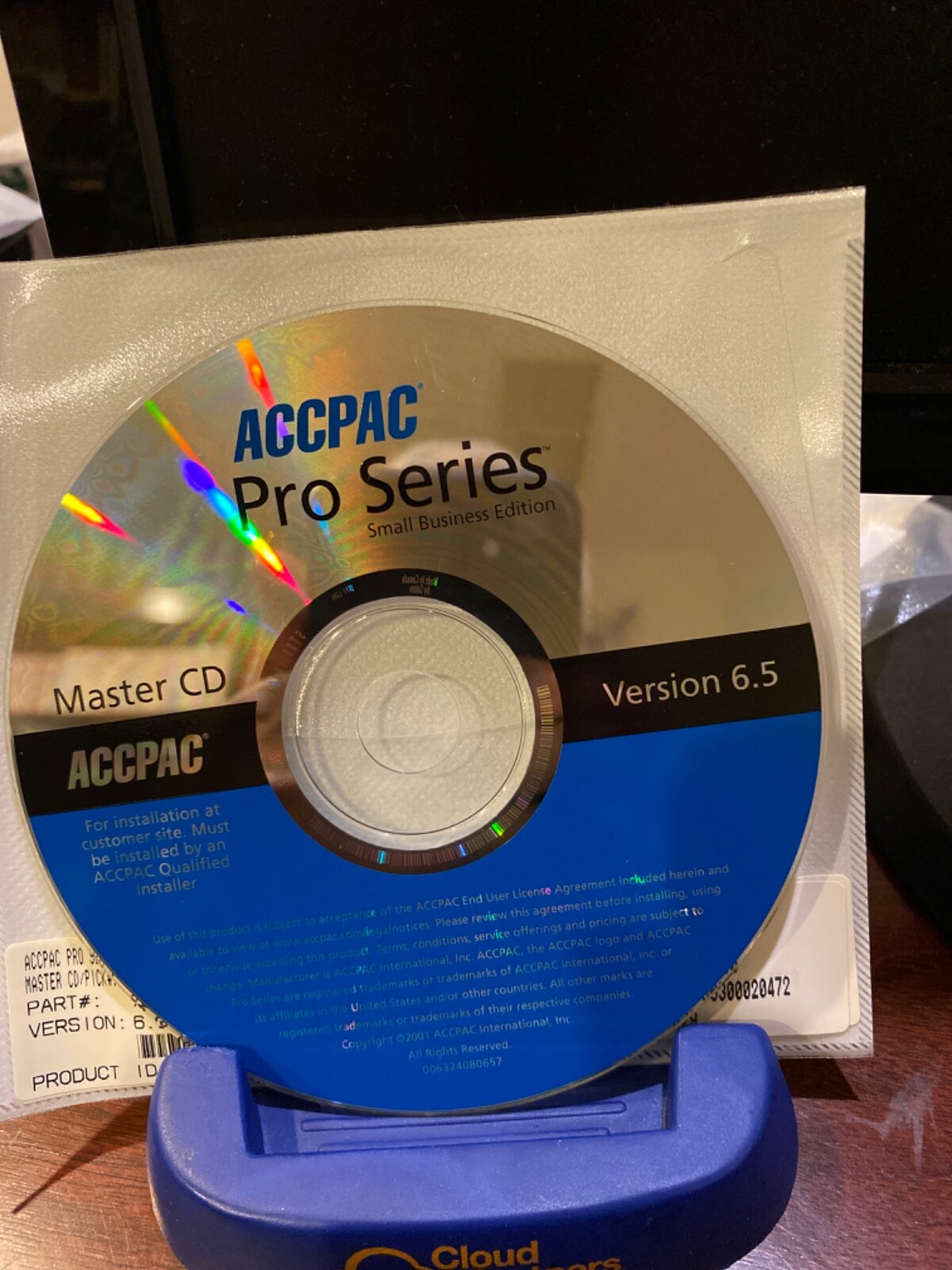NEW ACCPAC Pro Series 6.5 SMALL BUSINESS EDITION Accounting Software. NFR CD