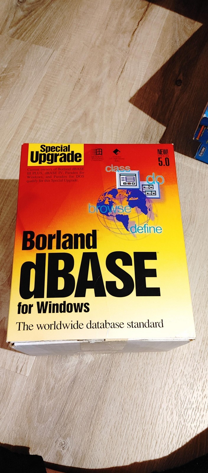 Borland dBASE for Windows 5.0 – Special Upgrade – Big Box – Sealed Disks – Compl