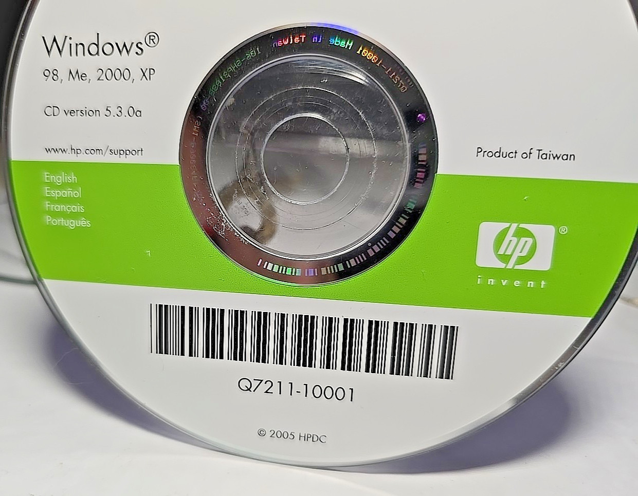 HP Photosmart 2570/3200/3300 Series Version 5.3.0a CD-Q7211-10001-98,Me,2000,XP