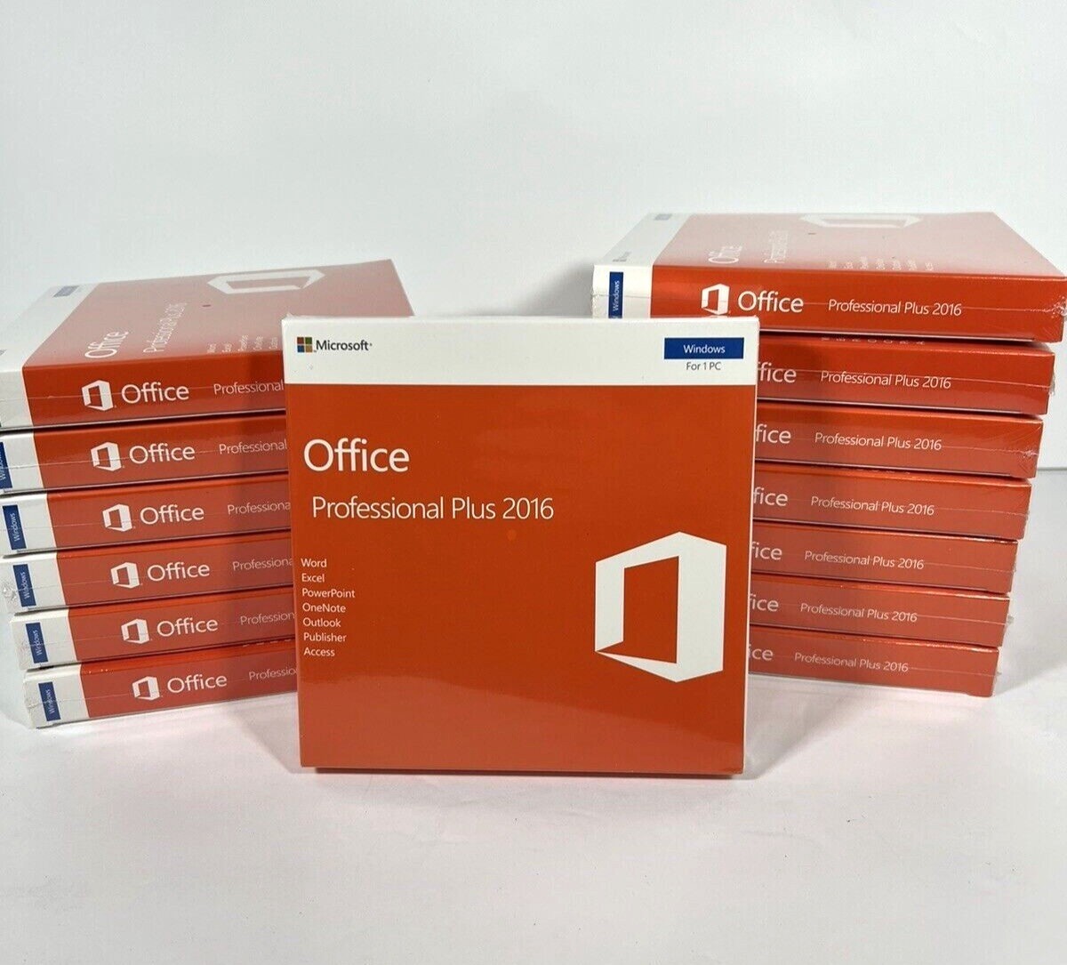 Microsoft Office 2016 Professional Plus Permanent Version+Product Key DVD Sealed