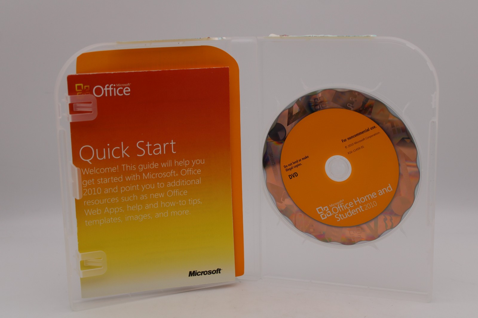 Microsoft Office Home & Student 2010 – Windows DVD Product Key (No Slip Cover)