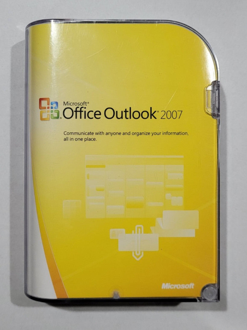Microsoft Office Outlook 2007 Software & Case