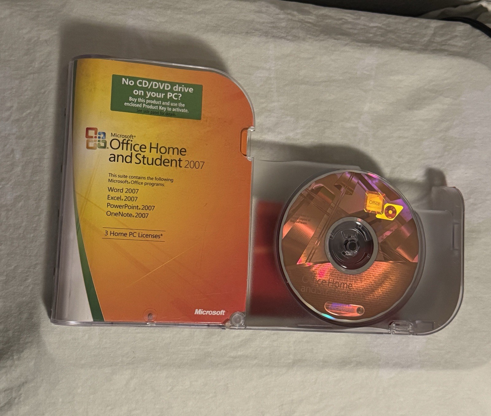 AS-IS Microsoft Office 2007 Home and Student w/ Product Key – Excel, Word, Ppt
