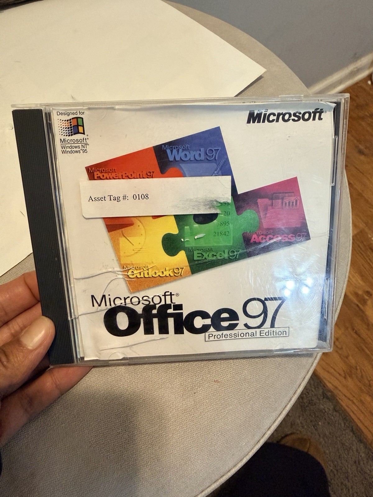 Microsoft Office 97 Professional Retail Full Version CD Set w/ Key & License