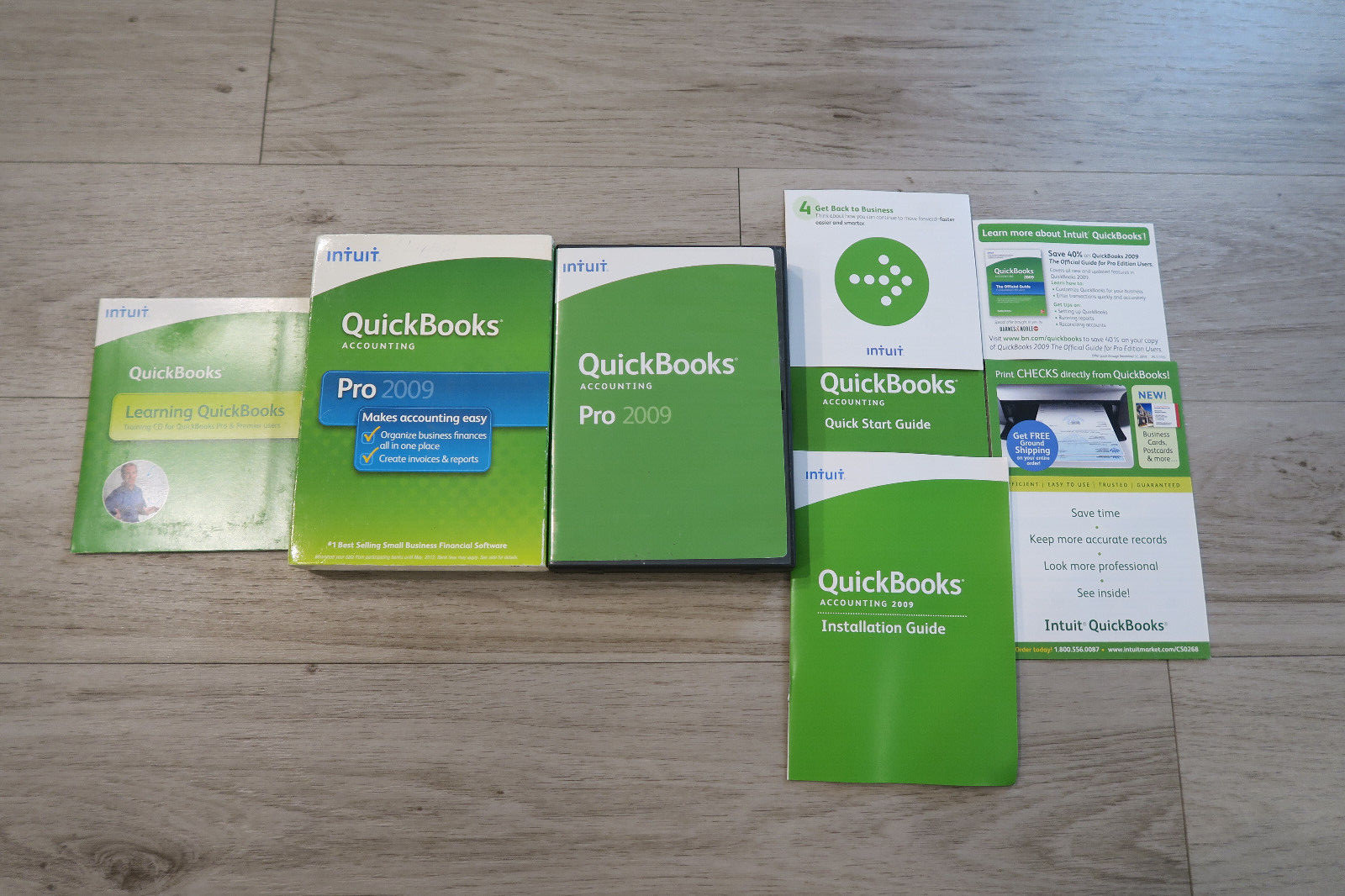 Intuit QuickBooks Pro 2009 Accounting Financial Business Software MISSING DISC