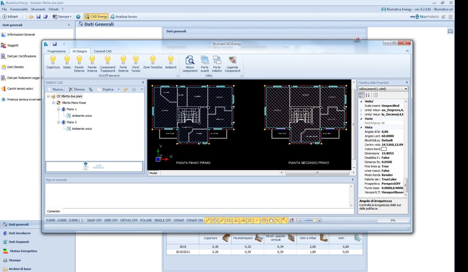 BLUMATICA ENERGY CAD – Energy Analysis – APE