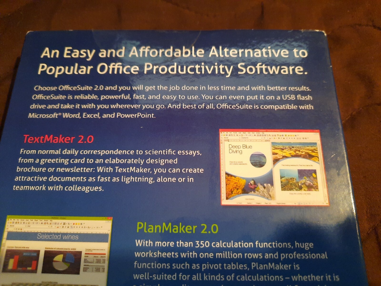OFFICE SUITE 2.0 – Home & Business for Windows – PC CD-rom — NEW, SEALED