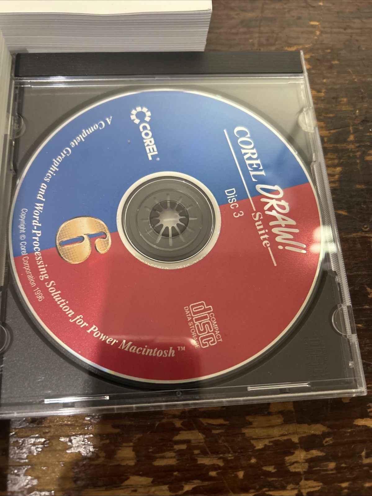 Corel Draw Suite 6 Macintosh Mac Vintage Complete Rare 1996