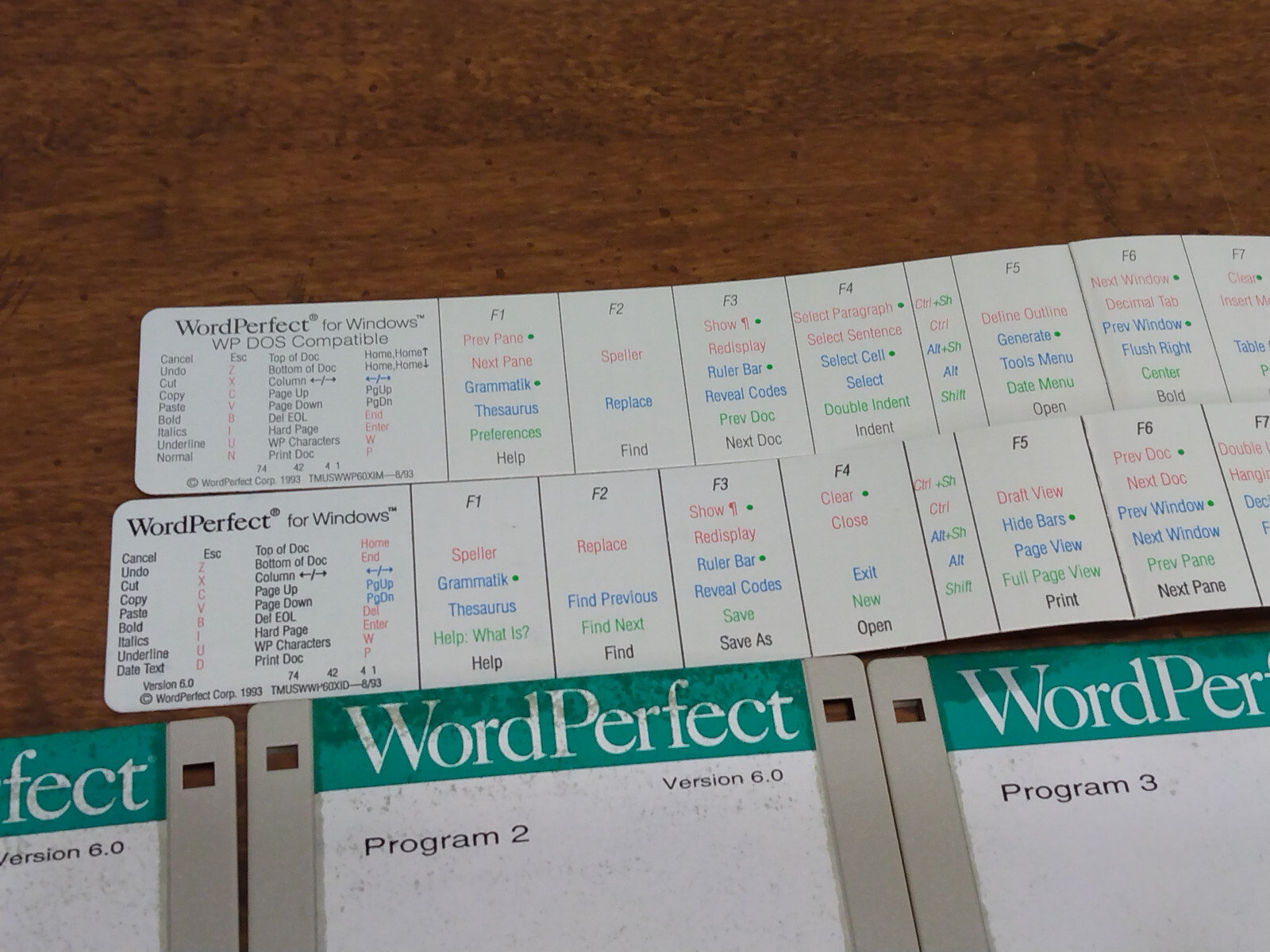 Windows Word Perfect Version 6.0 Floppy Disks Lot Of 12 Install And Program
