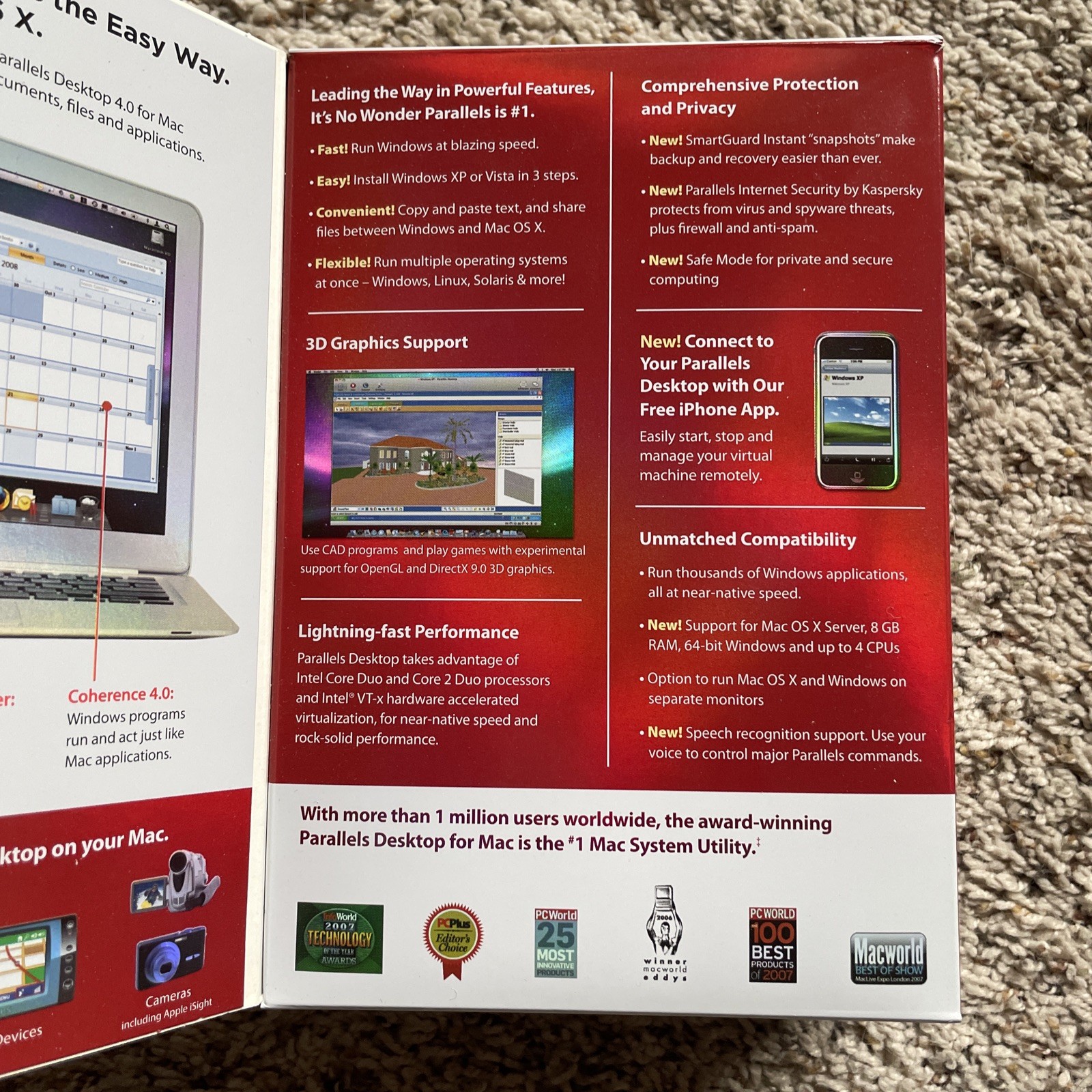 Parallel Desktop 4.0 for Mac OS X 10.4.11 or Later, w/ Activation Key