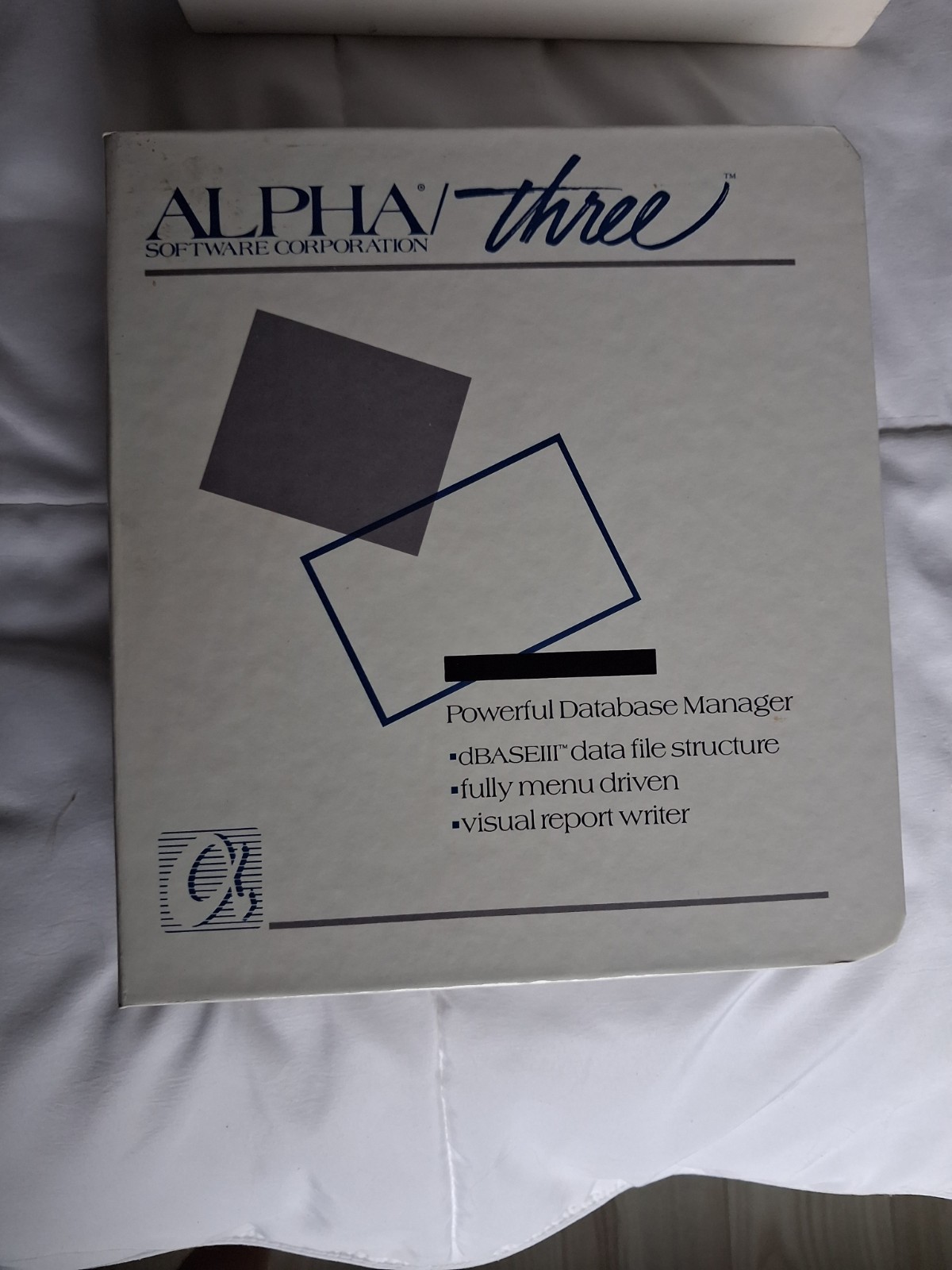 Alpha Software Corporation Alpha/three Database Manager 5.25″ Floppy Disc