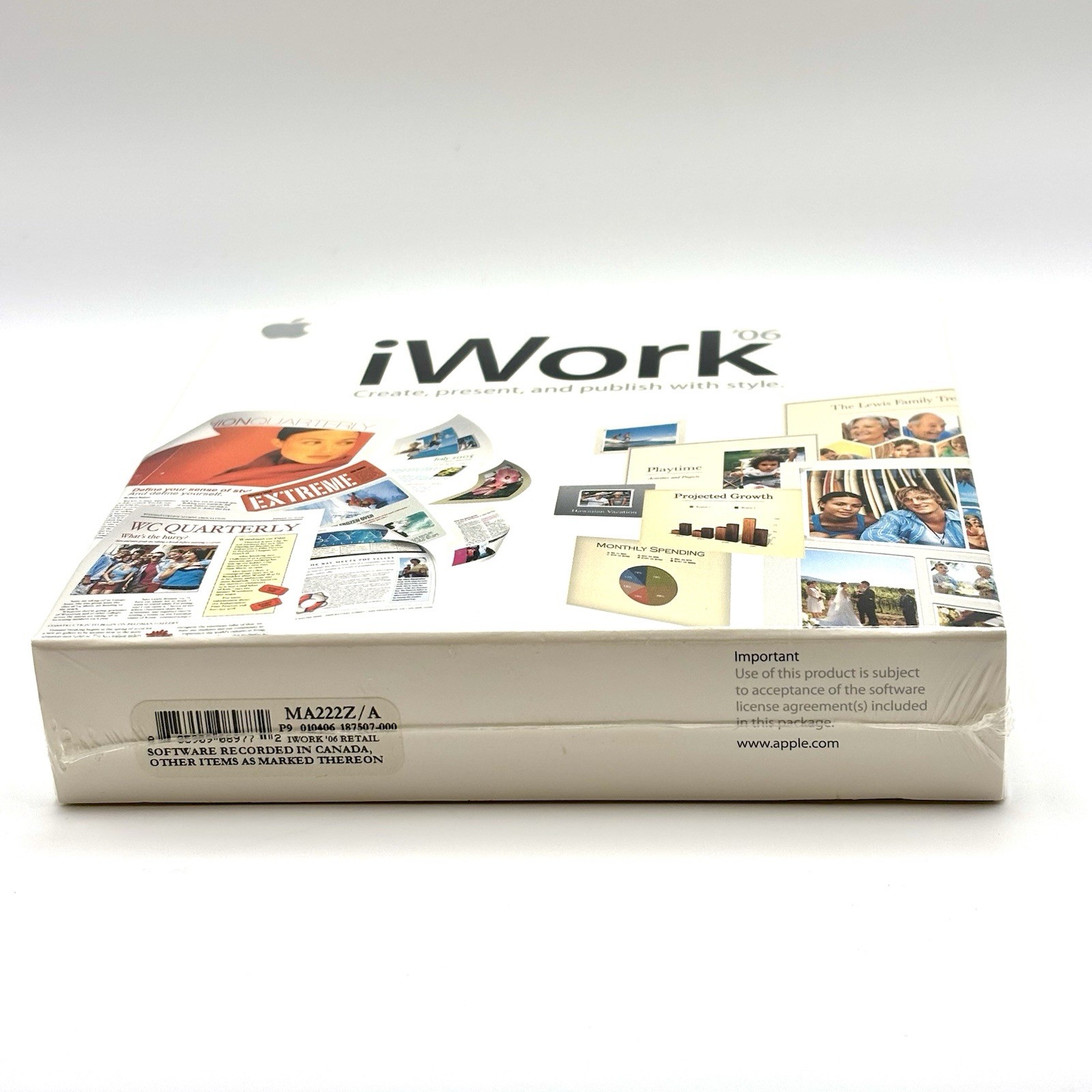 Apple iWork ’06 SEALED MA222Z/A – Pages 2, Keynote 3