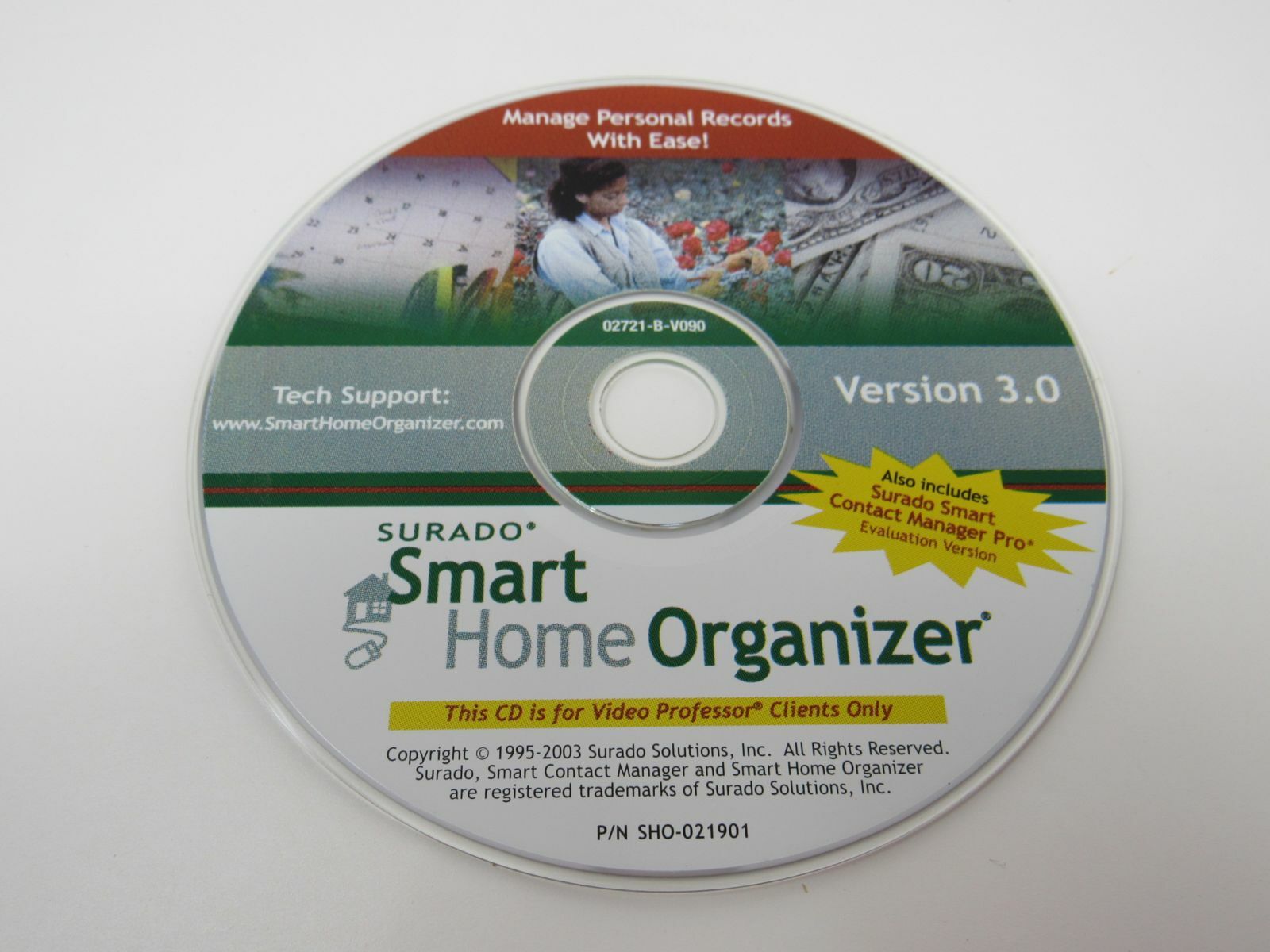 Surado Smart Home Organizer Version 3.0 Video Professor SHO-021901