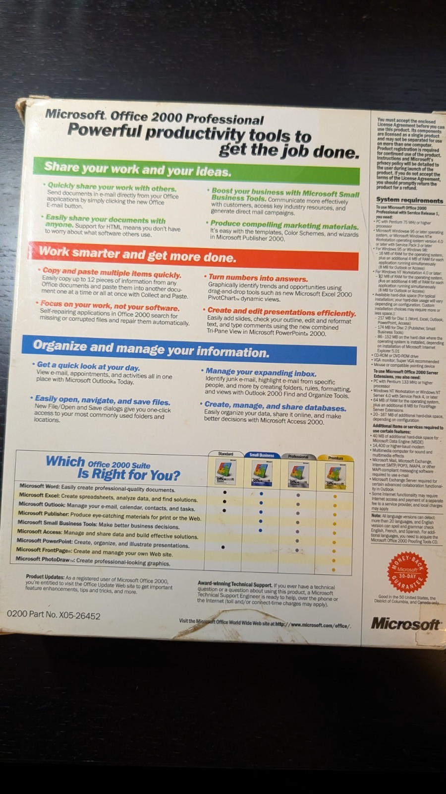 Microsoft Office 2000 Professional – Upgrade