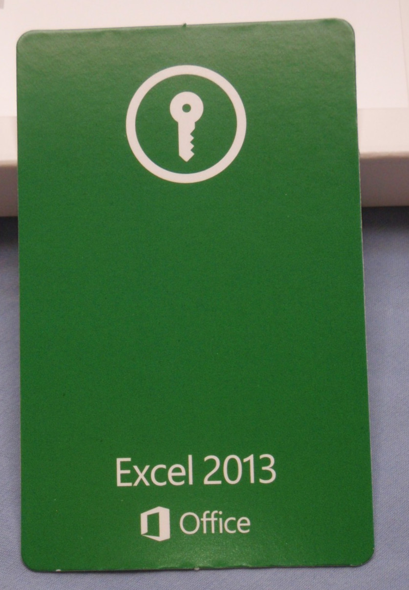 Microsoft Excel 2013 Product Key Card – US Ship