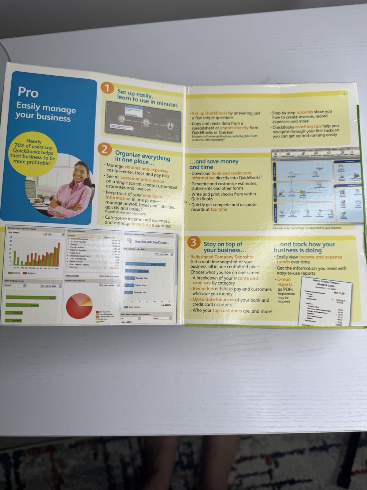 INTUIT QUICKBOOKS PRO 2010 / WINDOWS FULL RETAIL US VERSION – Not Subscription