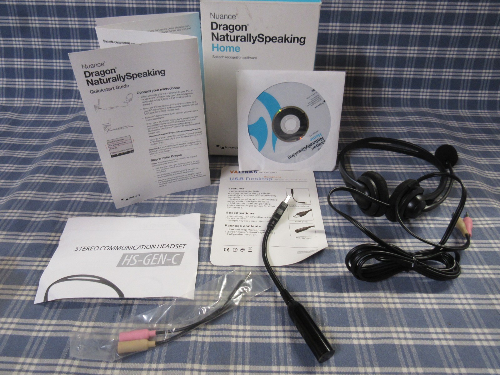 Nuance Dragon NaturallySpeaking Home 13 (Open Box Software Sealed) FREE SHIPPIN