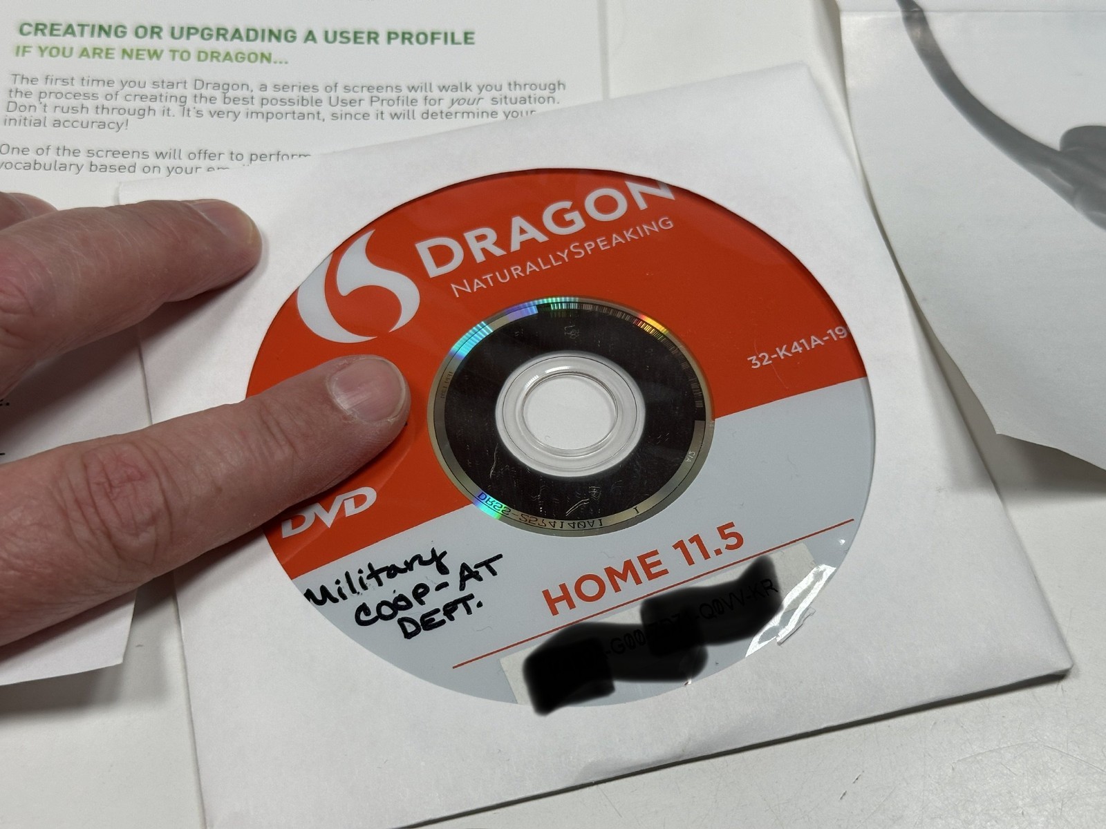 Dragon Version 11 Home Naturally Speaking Speech recognition Nuance Headphones
