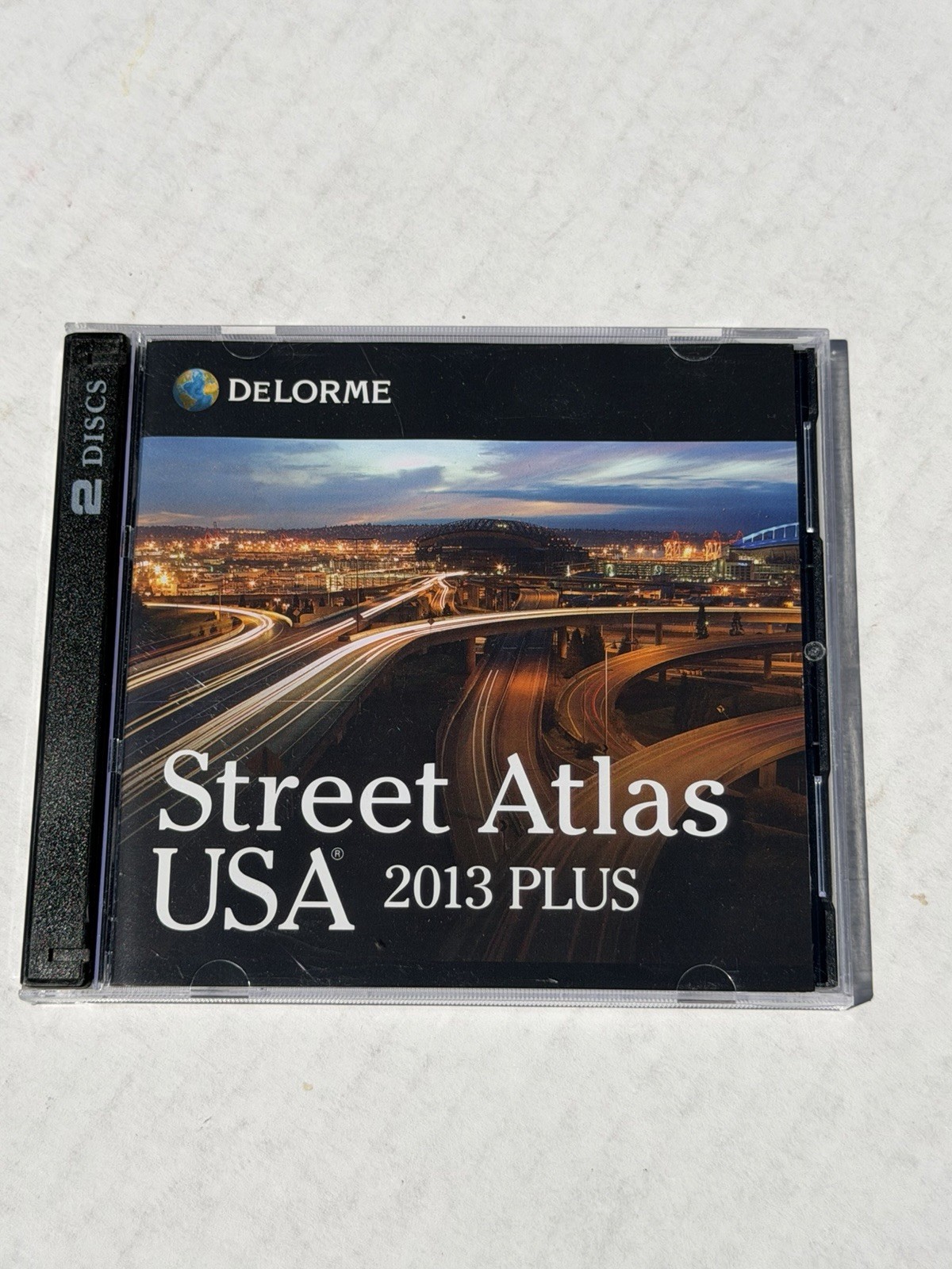 DeLorme Street Atlas USA 2013 Plus GPS Mapping Software 2 DVD Windows PC