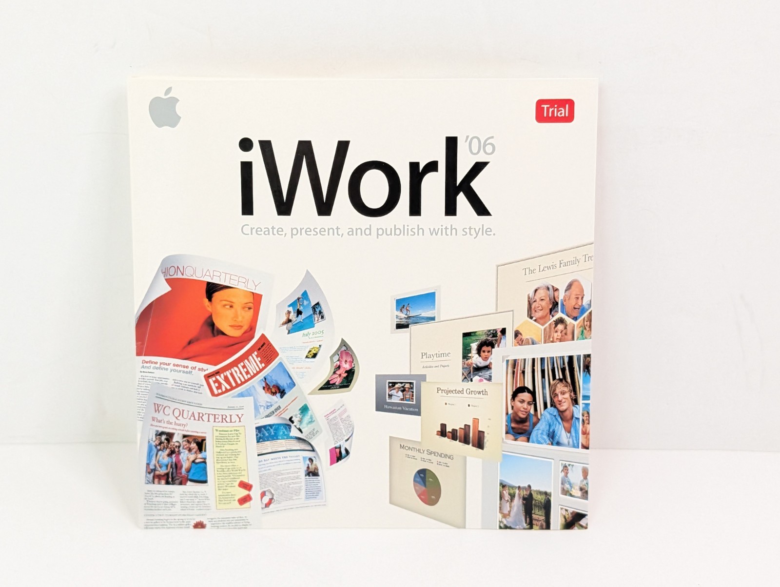 Apple iWork ’06 Create Present Publish W/Style Trial Version 2.0.1 1Z691-5845-A