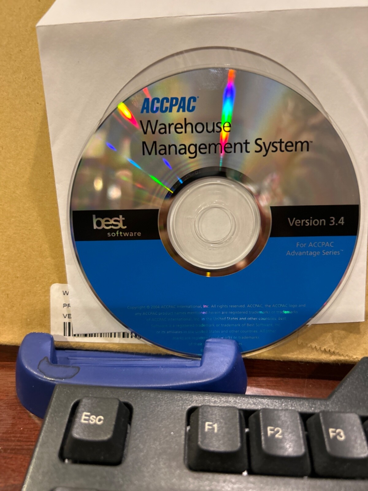 BRAND NEW ACCPAC Accounting Advantage Series Warehouse Management System v3.4